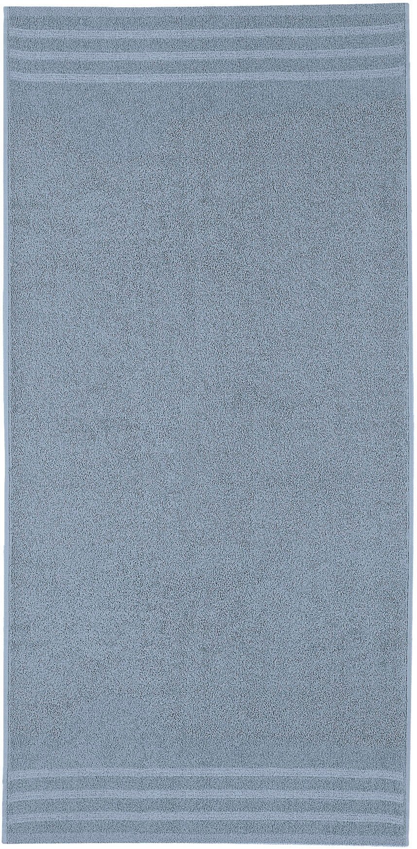 Kleine Wolke Handtuch Set »Royal, 4 Stück (2x Handtücher 50/100 cm + 2x Duschtücher 70/140 cm«, Set, 4 tlg., Frottier, Uni Farben, mit Bordüre, weich, in verschiedenen Sets erhältlich