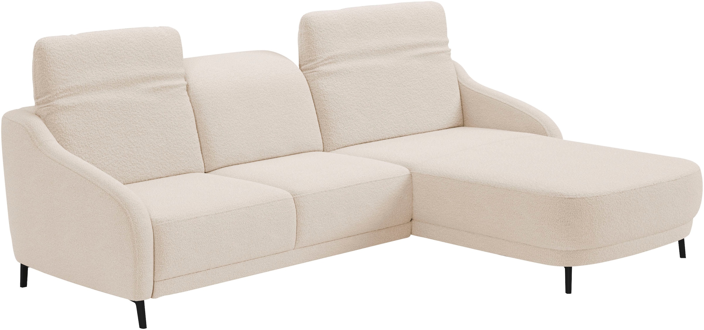 sit&more Ecksofa »Blues L-Form«, wahlweise mit Klapptisch und USB günstig online kaufen