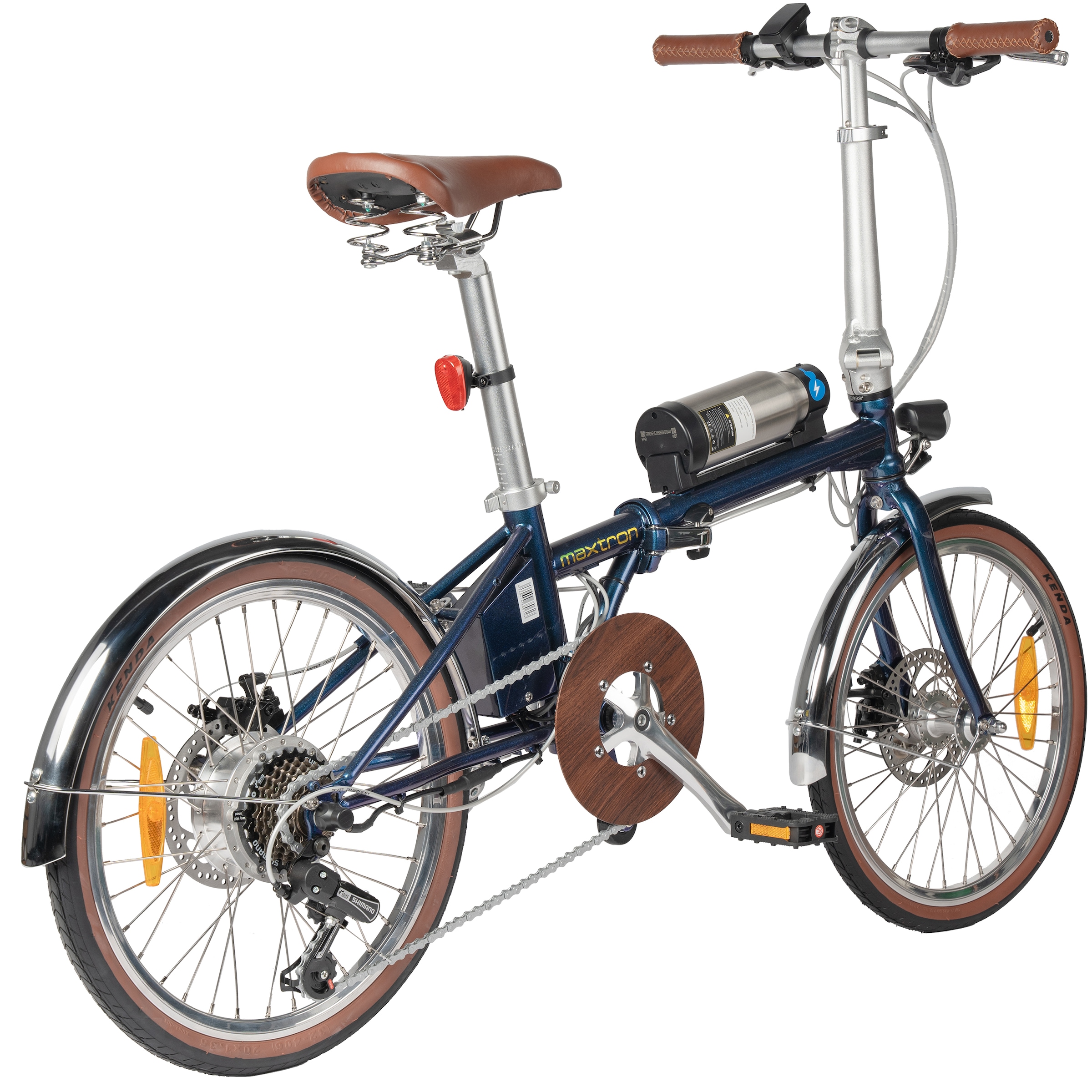 Maxtron »Smart 20, Klapprad« 3 Gang Shimano Tourney Schaltwerk Kettenschaltung Heckmotor 250 W Kompakt und platzsparend für Alltag