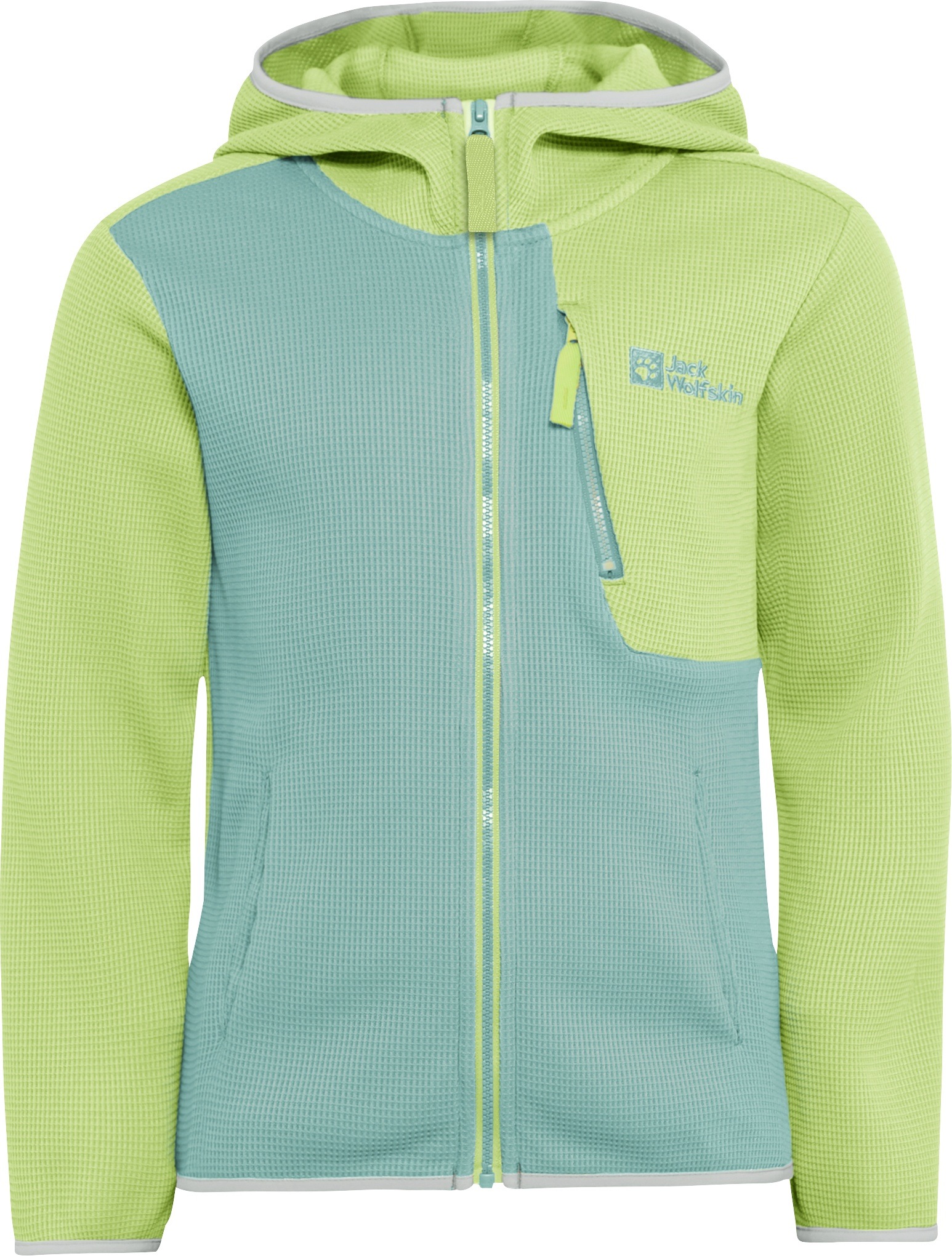 Jack Wolfskin Softshelljacke »ACTAMIC GRID MIDLAYER K«, mit Kapuze