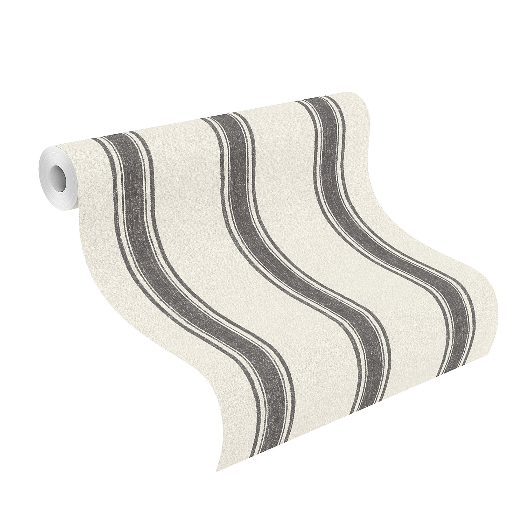 Rasch Vliestapete »Vliestapete Lirirco 555639« gestreift strukturiert