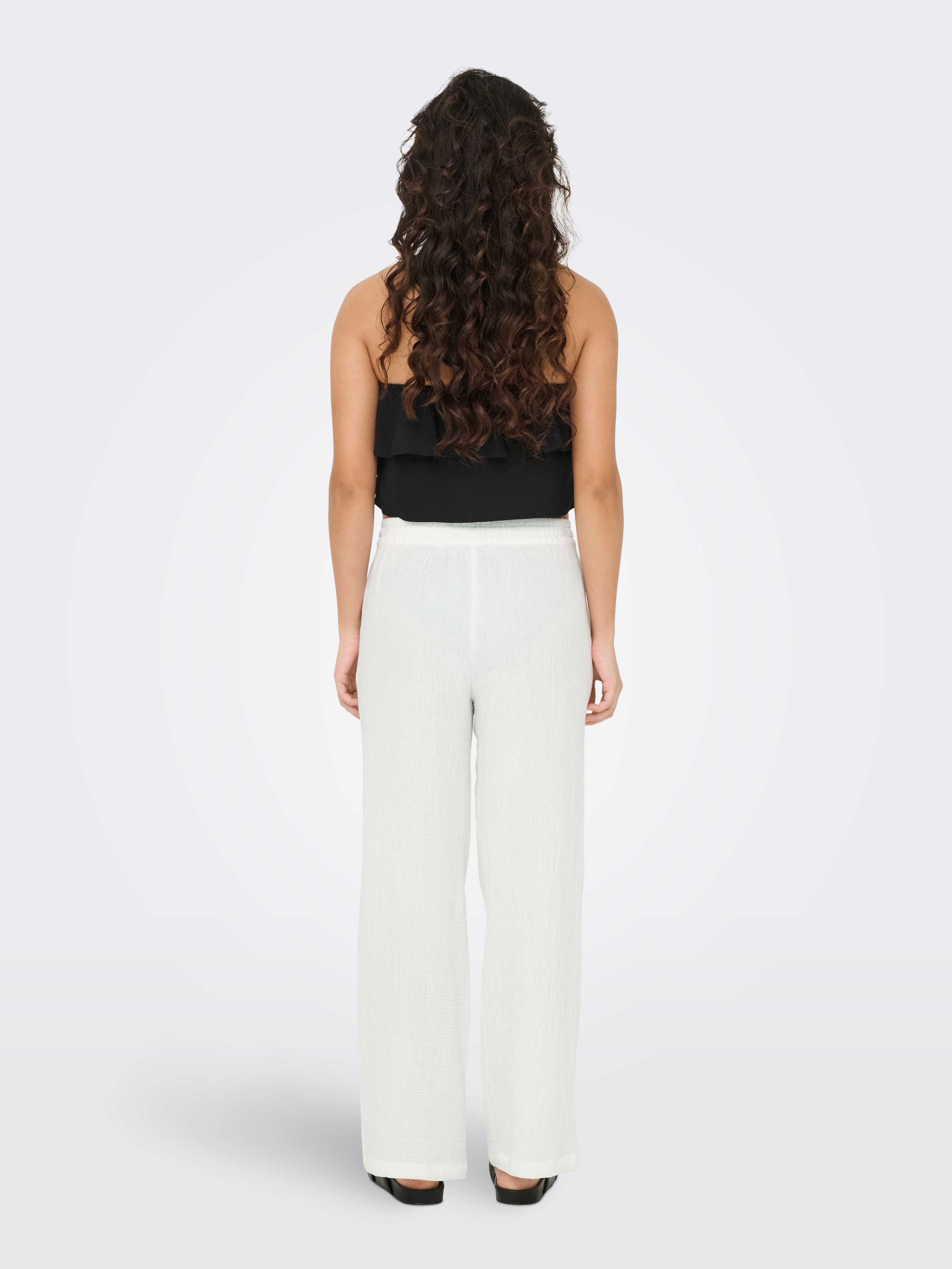 JDY Schlupfhose »JDYTHEIS LIFE WIDE PANT WVN NOOS«, Sommerhose, aus Musselin