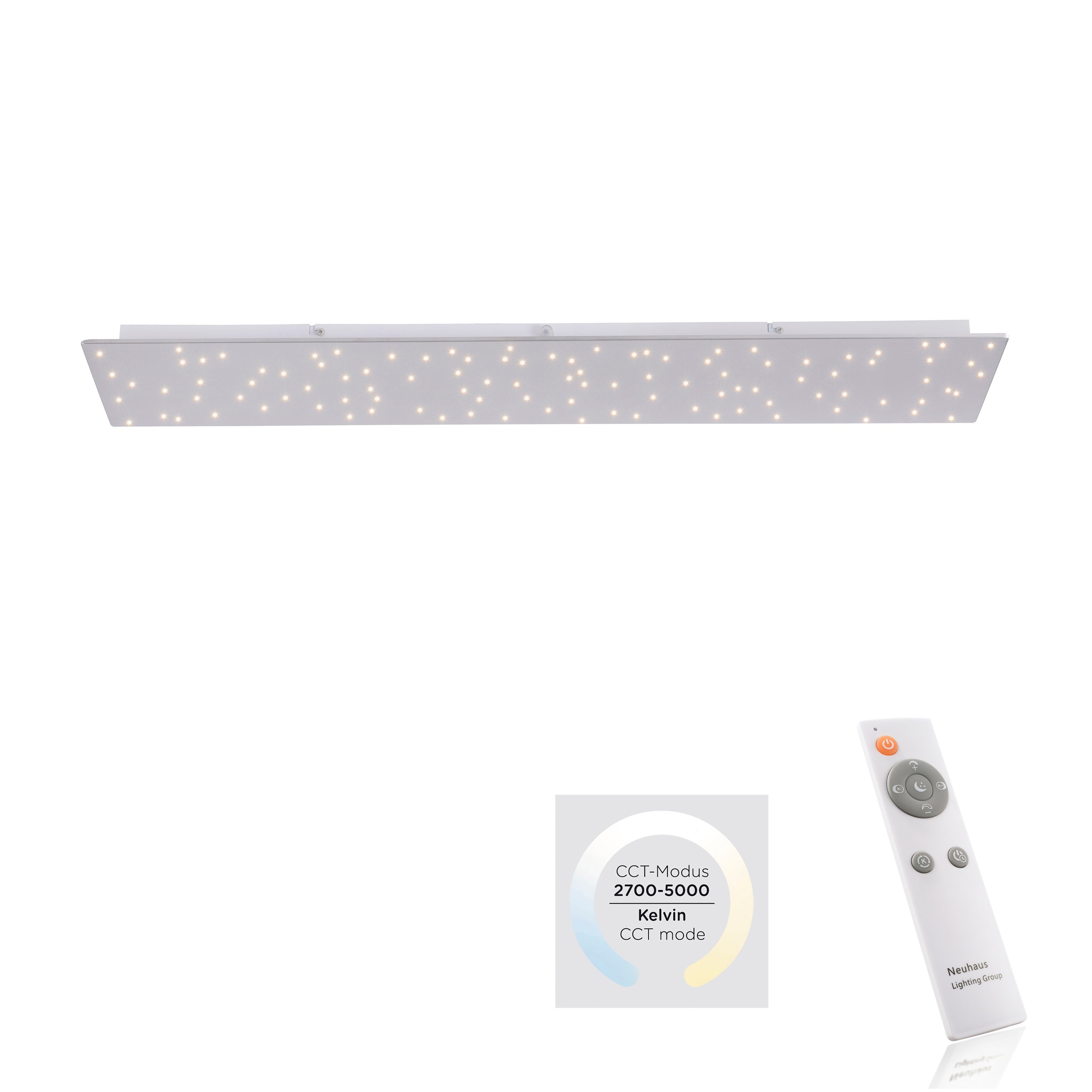 JUST LIGHT LED Deckenleuchte »SPARKLE«, 1 flammig, Leuchtmittel LED-Board günstig online kaufen