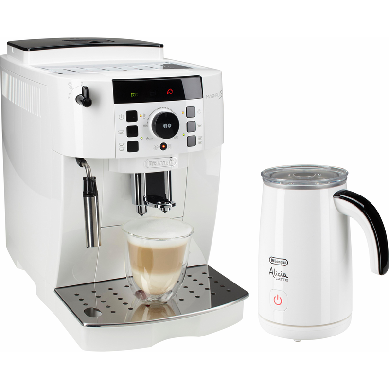 DE'LONGHI Kaffeevollautomat »Magnifica S ECAM 21.118.W« Direktwahltasten, Kegelmahlwerk (13 Mahlgrade), 15 Bar Pumpendruck weiß