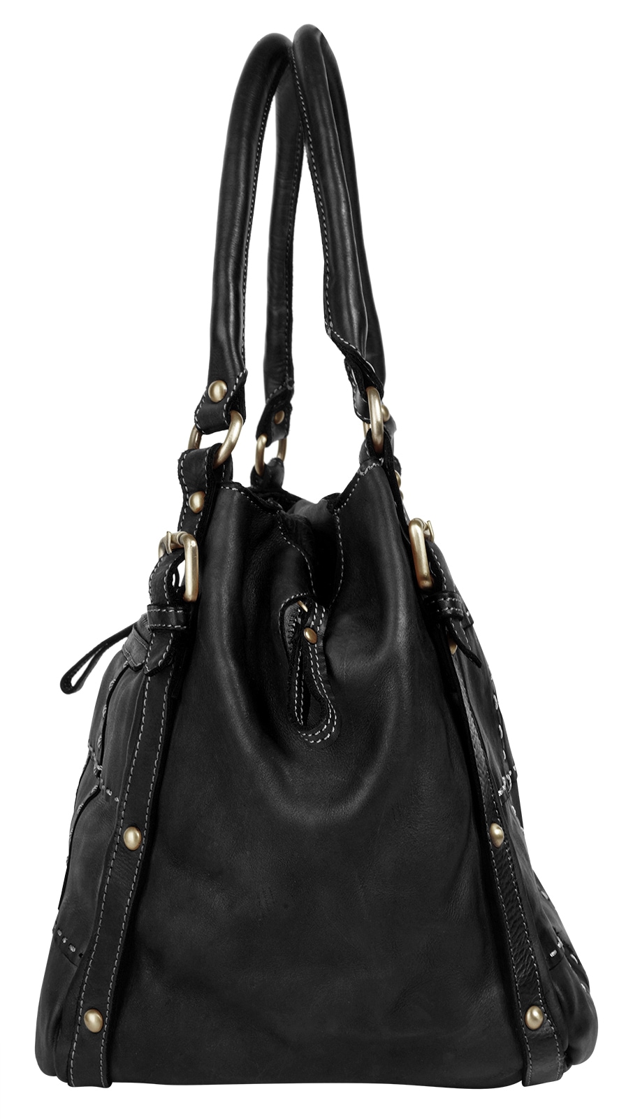 Samantha Look Shopper echt Leder, Made in Italy