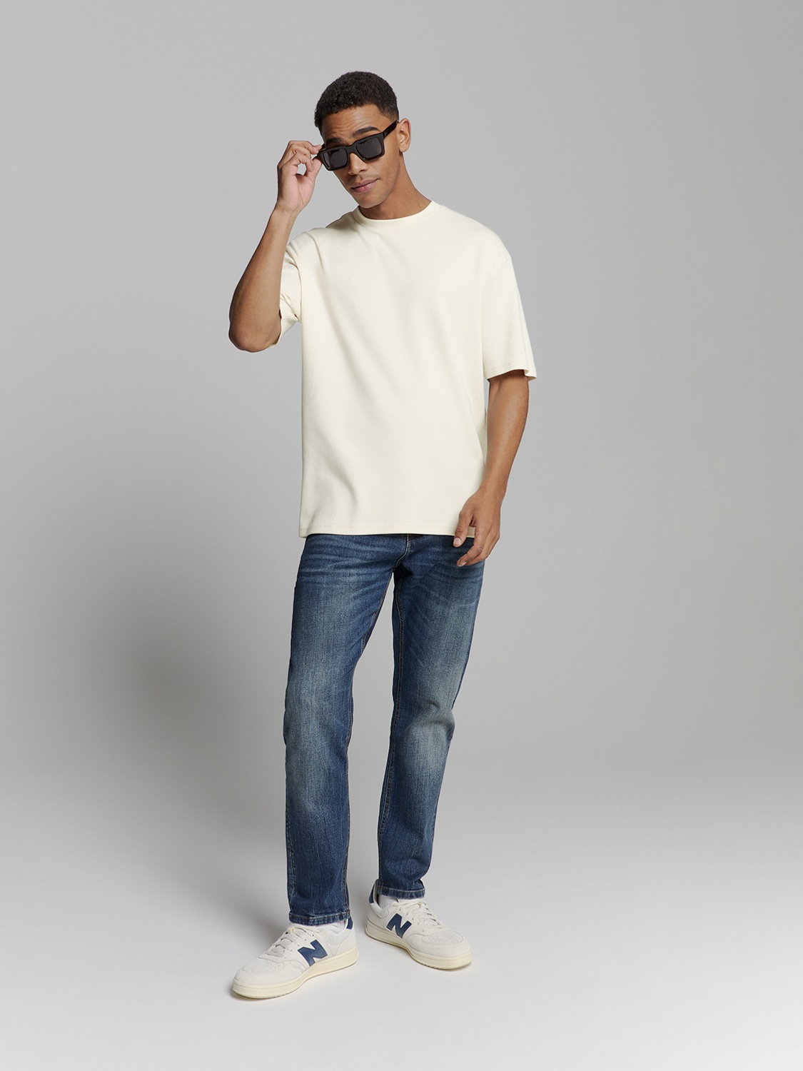 NO EXCESS T-Shirt »No Excess T-Shirt mit Rundhalsausschnitt«