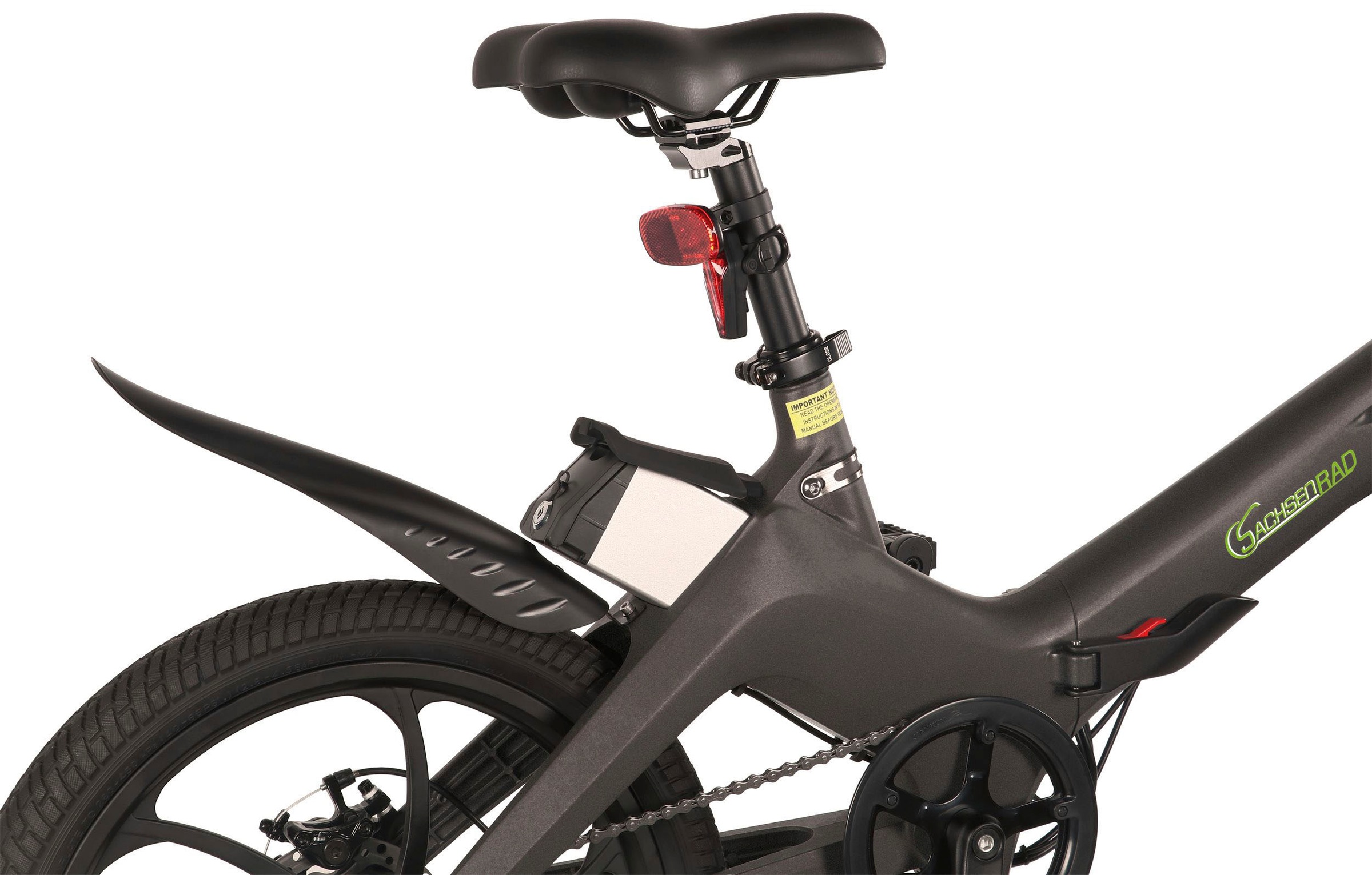 SachsenRad »F11 MagPuma mit Transporttasche« 6 Gang Shimano Kettenschaltung Heckmotor 250 W