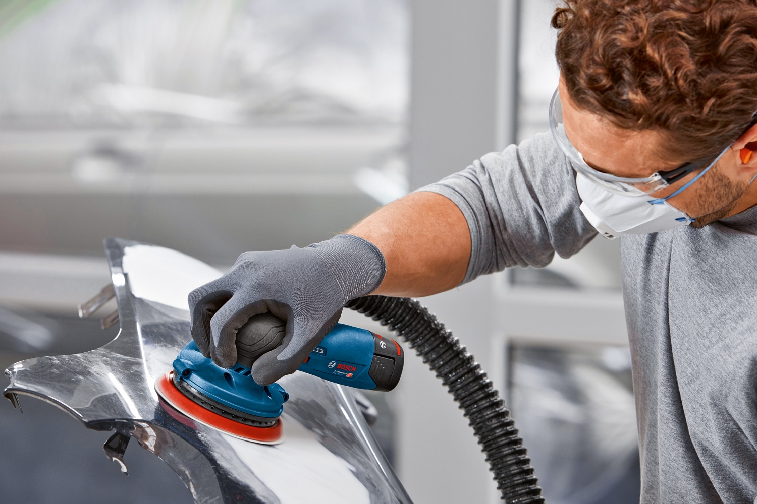 Bosch Professional Akku-Exzenterschleifer »»GEX 12V-125««, in L-BOXX, ohne Akku, ohne Ladegerät