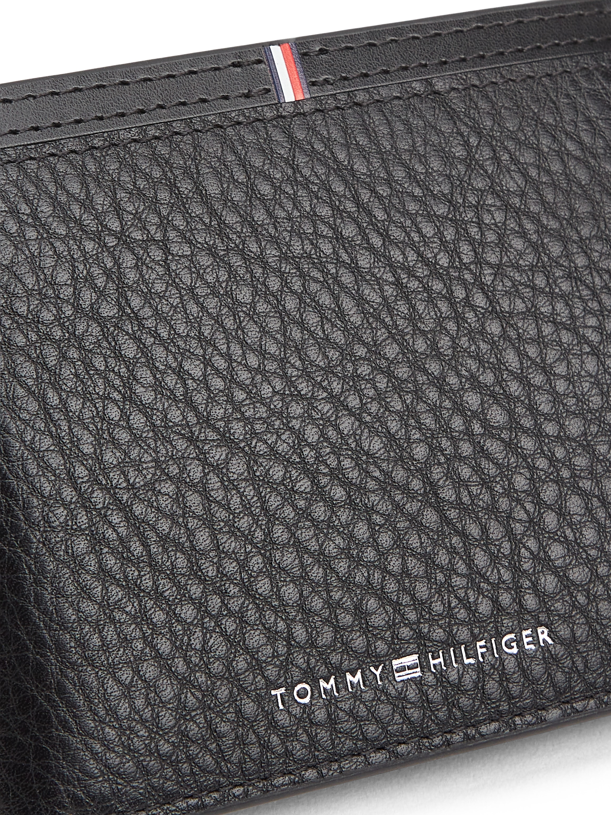 Tommy Hilfiger Geldbörse »TH POPPY« , Unisex Geldbeutel, Portemonnaie mit Label und Logoschriftzug