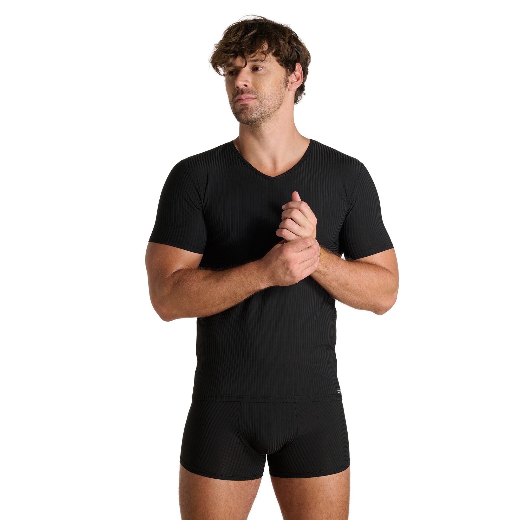 Bruno Banani V-Shirt »ANTISTRESS 2.0« V-Neck, hüftbedeckend, elastisch