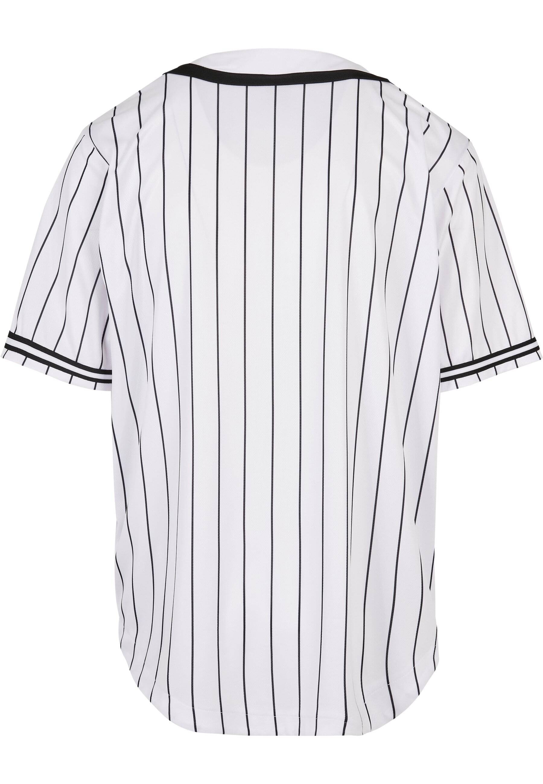 Karl Kani Langarmhemd »Karl Kani Herren KM221-115-2 Serif Pinstripe Baseball Shirt« 1 Stk.
