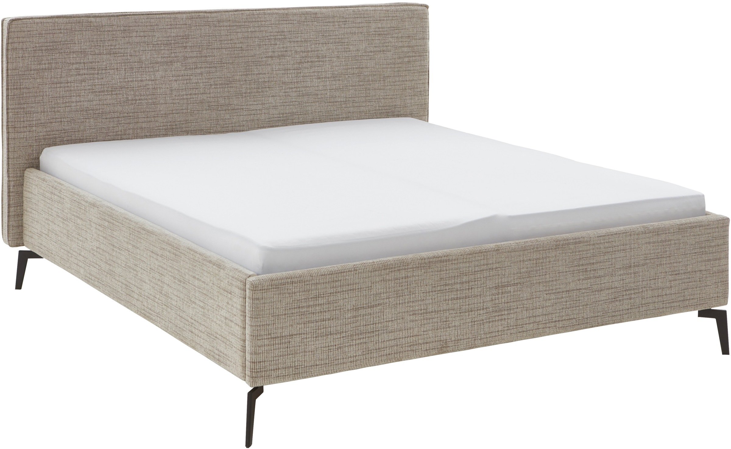 meise.möbel Polsterbett "Matera" in Breitcord, mit schwarzem Metallfuß, wah günstig online kaufen