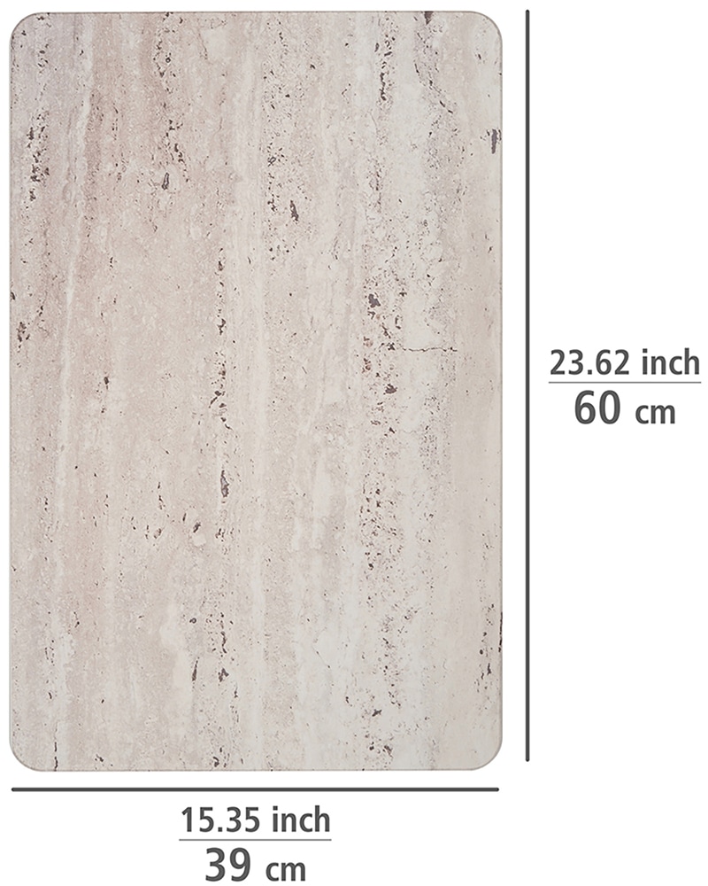 WENKO Badematte »Modell Puna«, schnell trocknend, rutschfest, stark wasserabsorbierend, aus Kieselgur