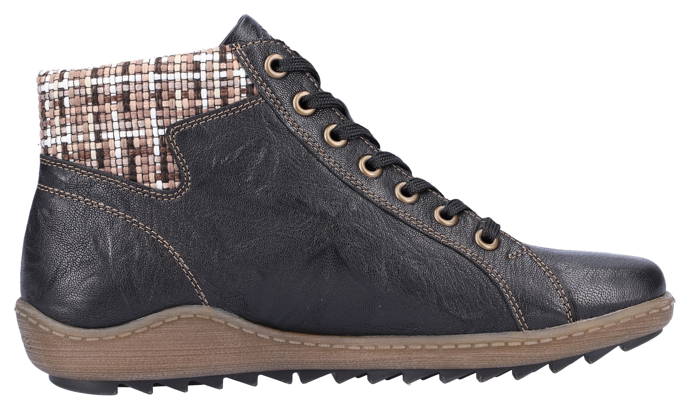 Remonte Schnürboots, mit Textilkragen