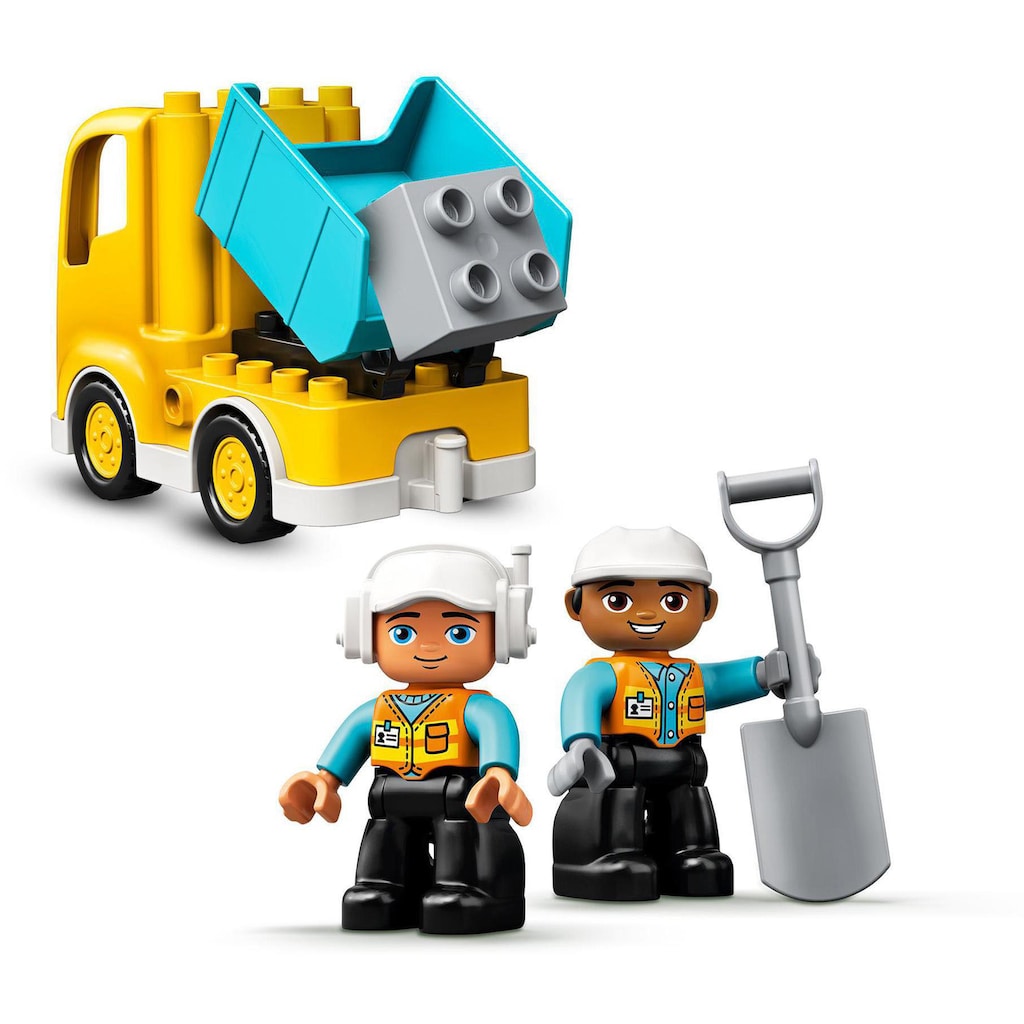 LEGO® Konstruktionsspielsteine »Bagger und Laster (10931), LEGO® DUPLO® Town«, (20 St.)