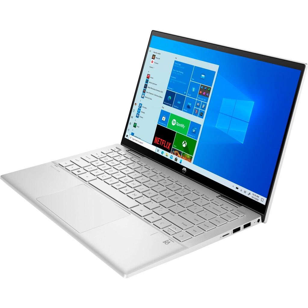 HP Convertible Notebook »Pavilion x360 14-dy0204ng«, 35,6 cm, / 14 Zoll, Intel, Core i7, Iris Xe Graphics, 512 GB SSD