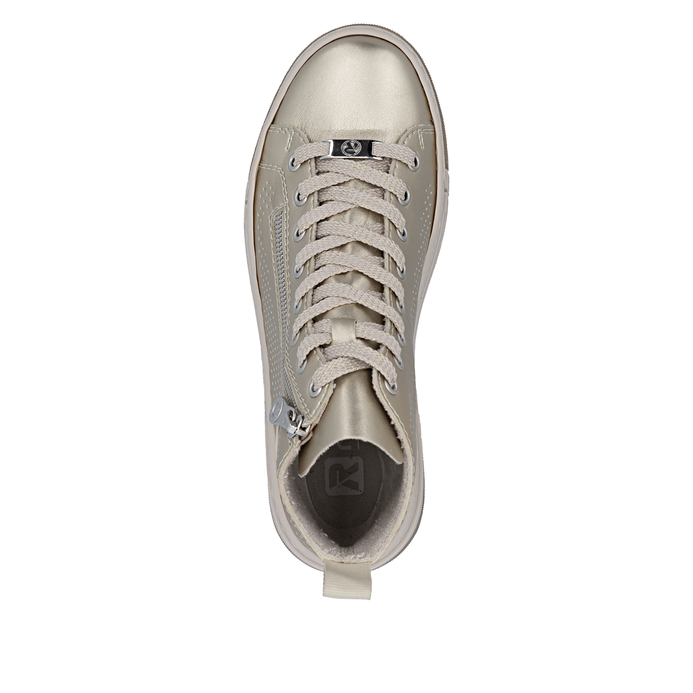 Rieker Sneaker  High Top-Sneaker, Freizeitschuh, Schnürschuh mit Plateausohle