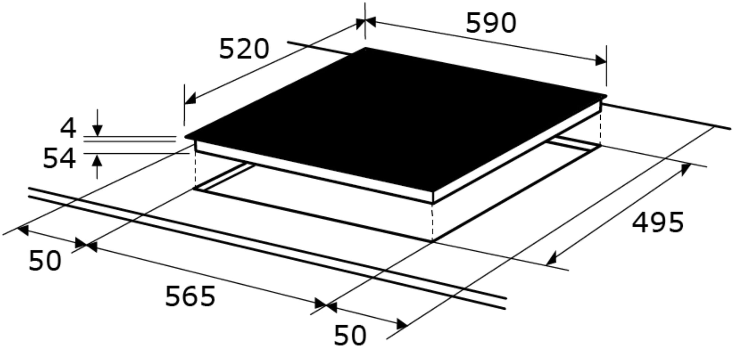 exquisit Induktions-Kochfeld »EKI600-SF-B-380« mühelos temperaturgesteuert Schokolade schmelzen o. Pommes frittieren