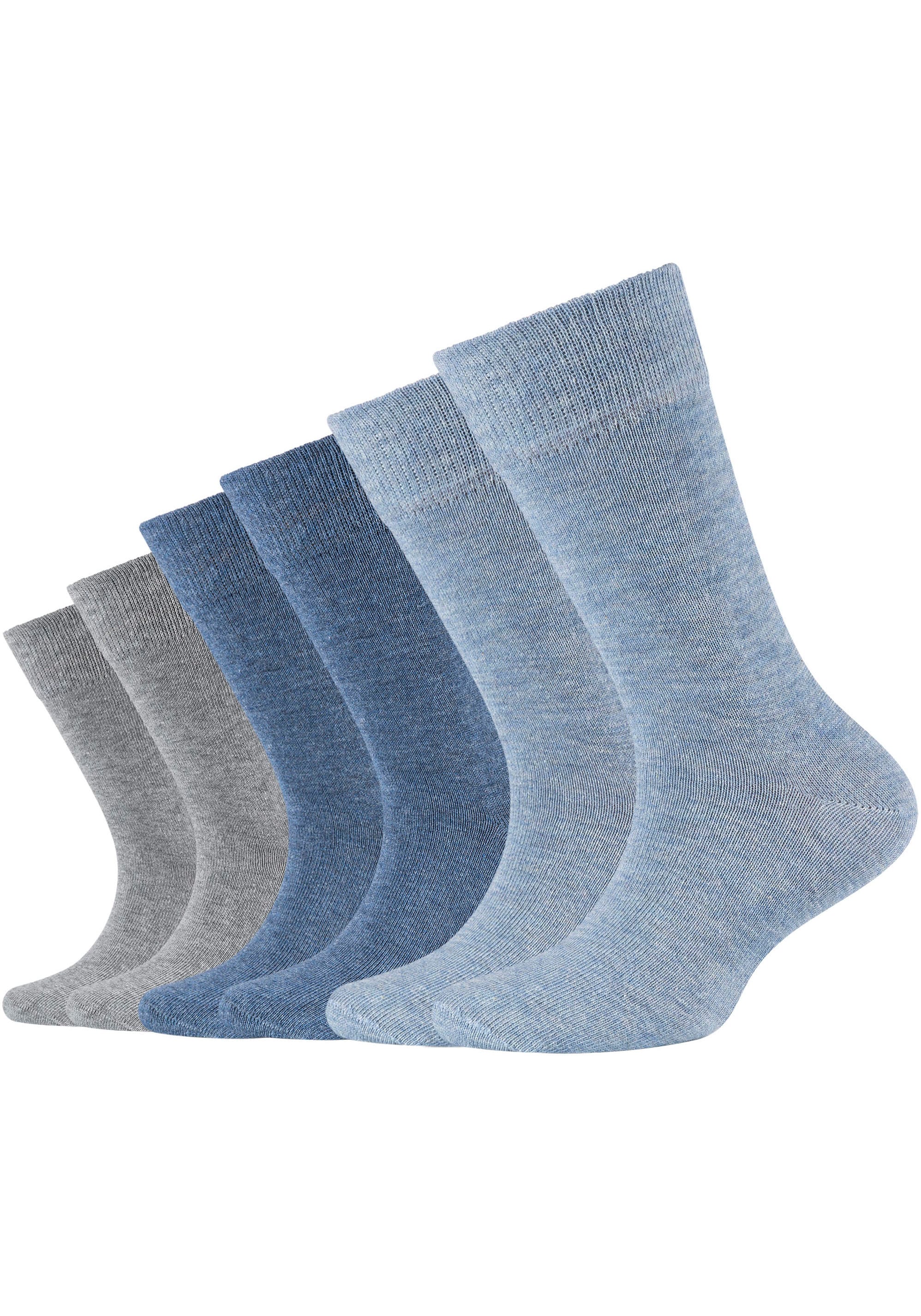 Camano Socken, (Packung, 6 Paar), Hoher Anteil an gekämmter Baumwolle  online bestellen