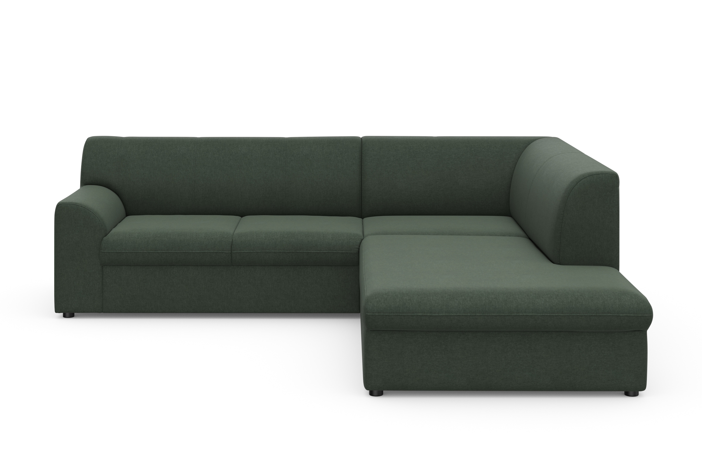 DOMO collection Ecksofa »Topper zeitlos elegant, kompakte Stellmaße, OTTOs Choice, L-Form«, mit Ottomane, wahlweise mit Schlaffunktion