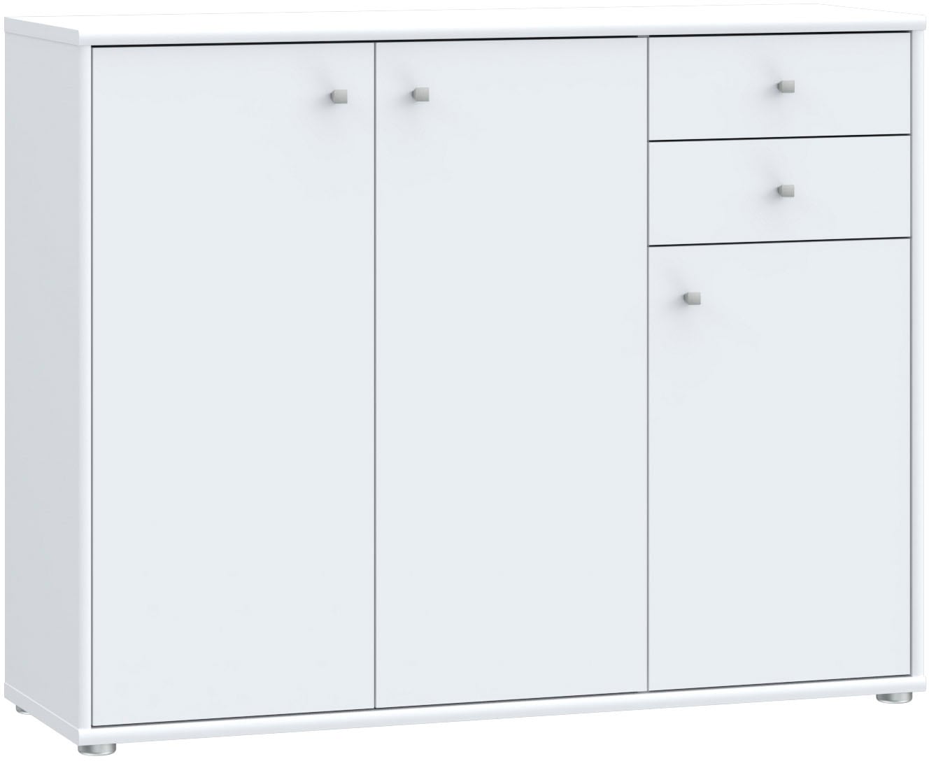 Kommode „Tempra“, Breite 108,8 cm, weiss B/H/T: 108,8 cm x 85,5 cm x 34,8 cm