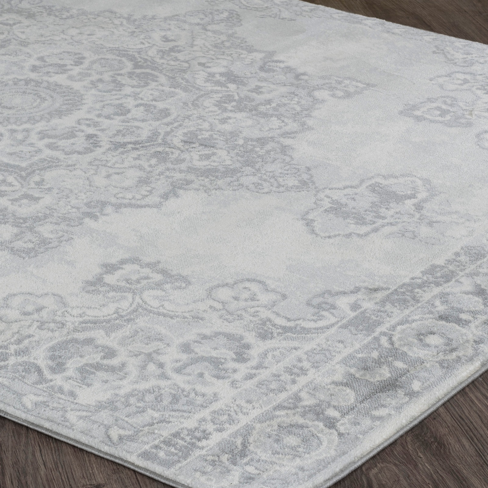 Livabliss Teppich »CORO«, rechteckig, 11 mm Höhe, Boho Kurzflor Orientteppich, Wohnzimmer, Schlafzimmer, Grau