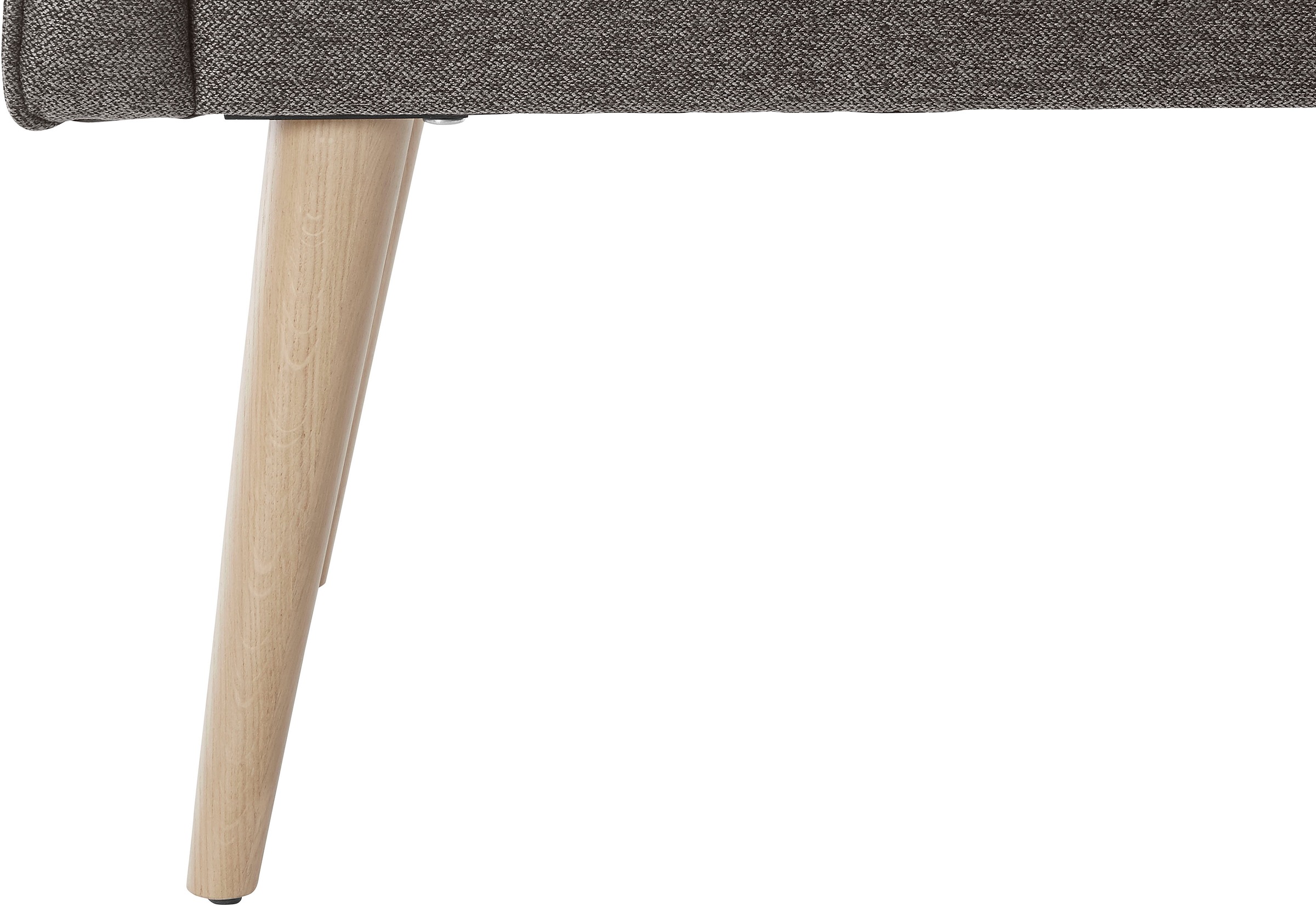 exxpo - sofa fashion Sessel »Lungo, Loungesessel mit moderner Kedernaht, bequem und elegant«, Breite 64 cm, hoher Holzfuß