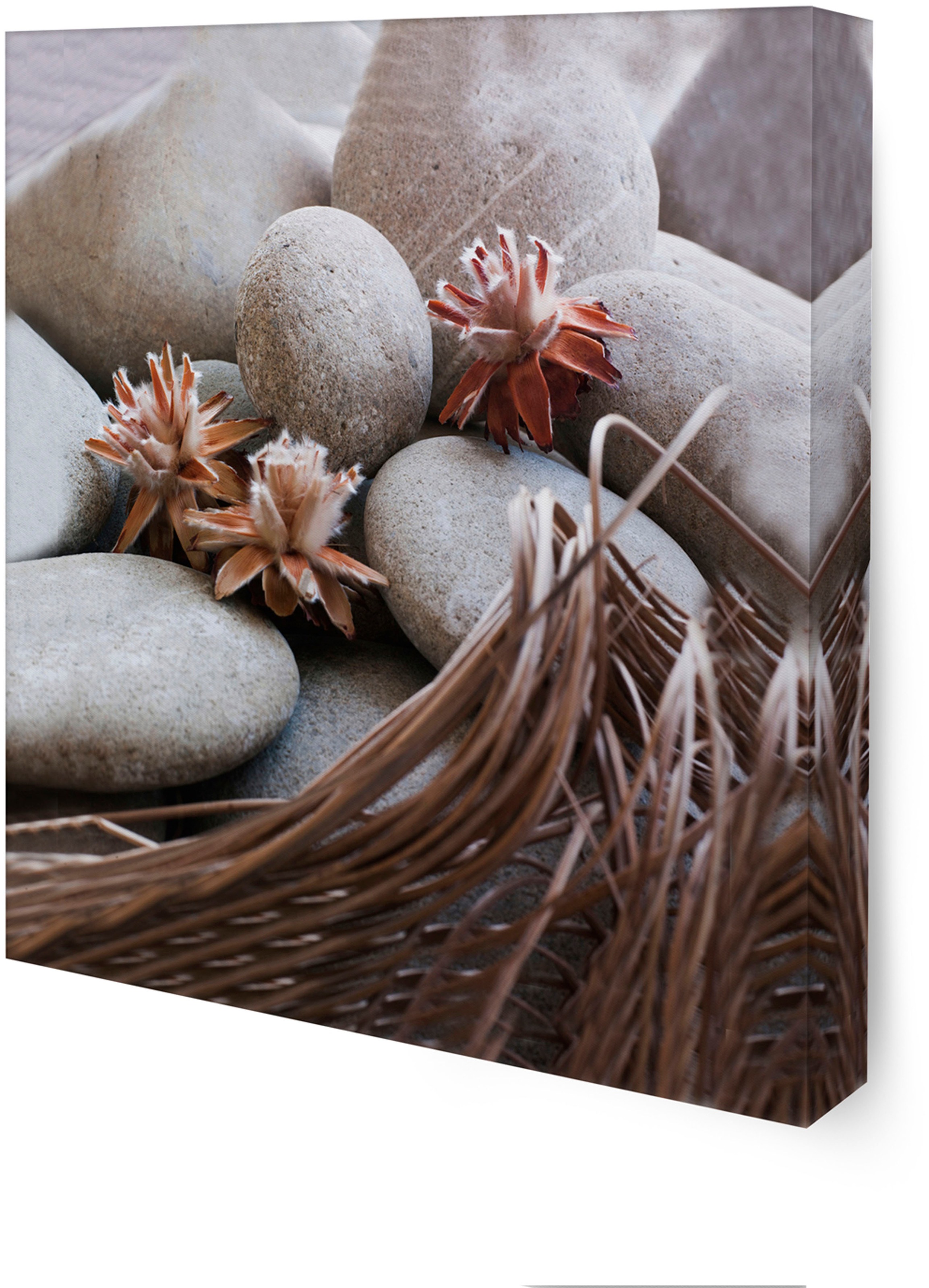 Art for the home Leinwandbild »Home« Natur | Zen 5 Stk. tlg. Zuhause SET 5-teilig   80x60 cm