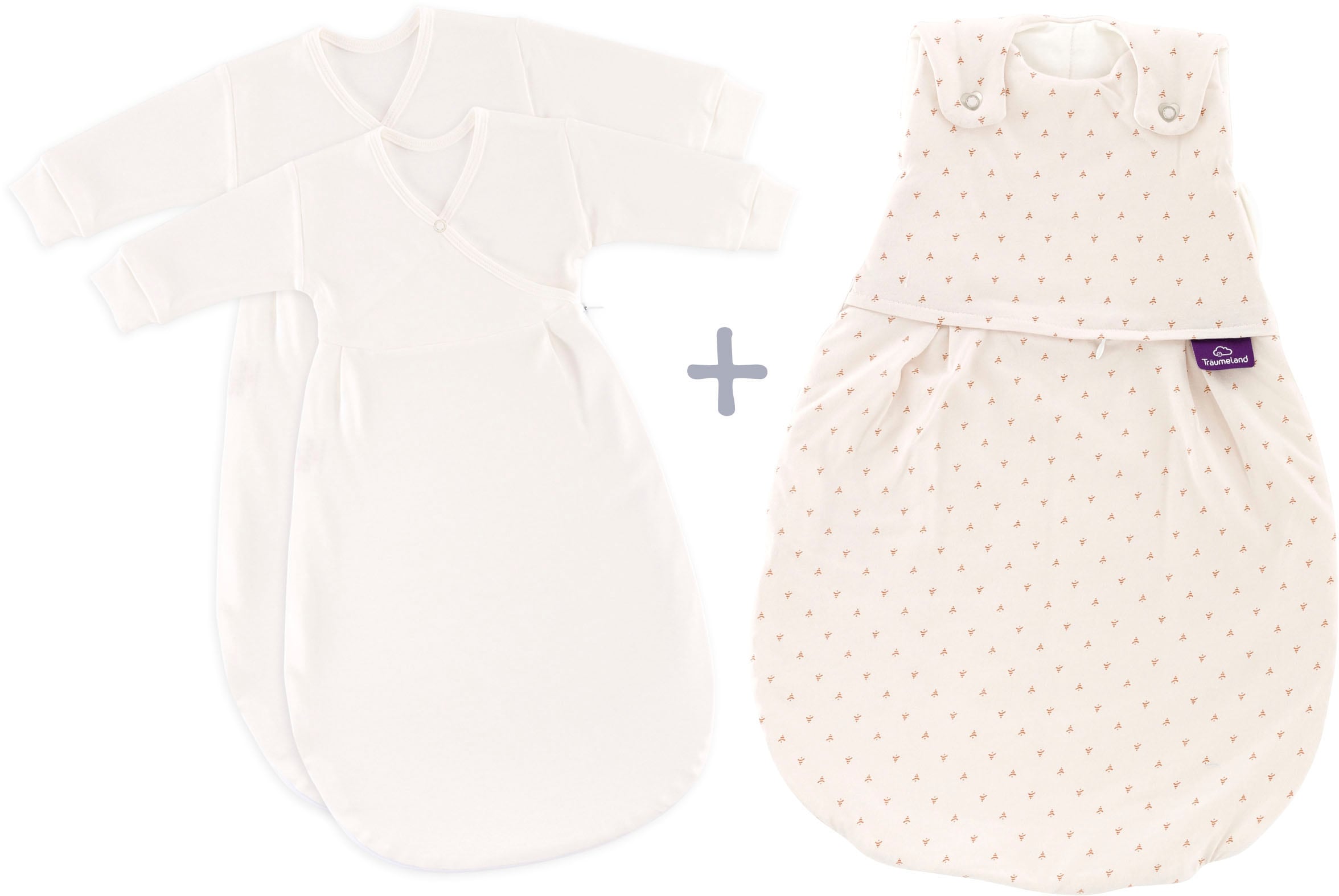 Träumeland Babyschlafsack »Babyschlafsack LIEBMICH 3tlg. Set Twister, von Größe 50/56-68/74«
