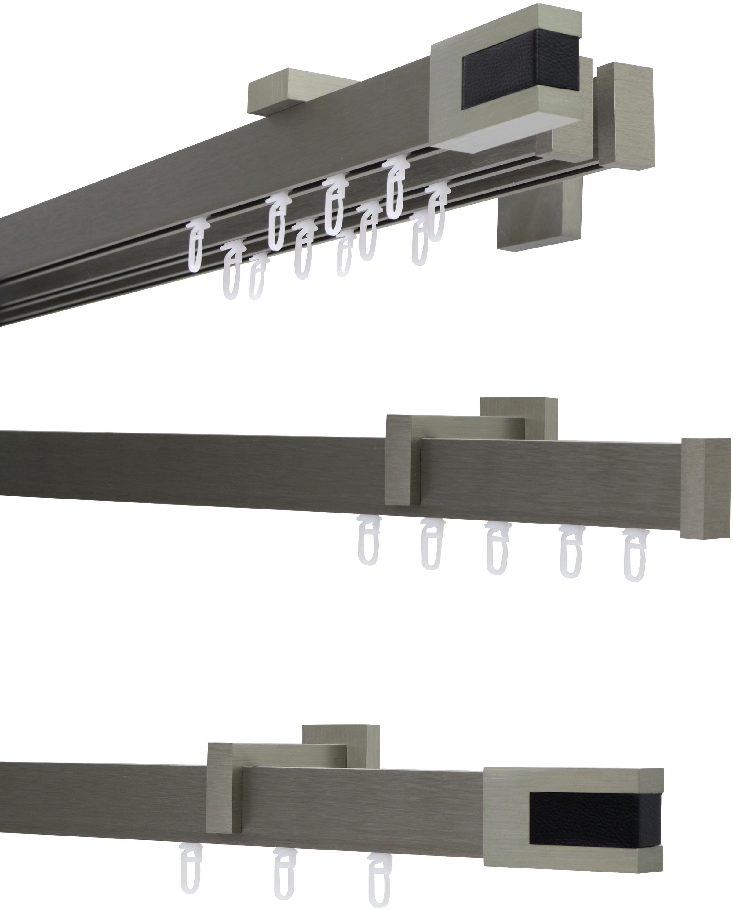 SCHÖNER WOHNEN-Kollektion Gardinenstange "Matteo mit Innenlauf, rechteckig" günstig online kaufen