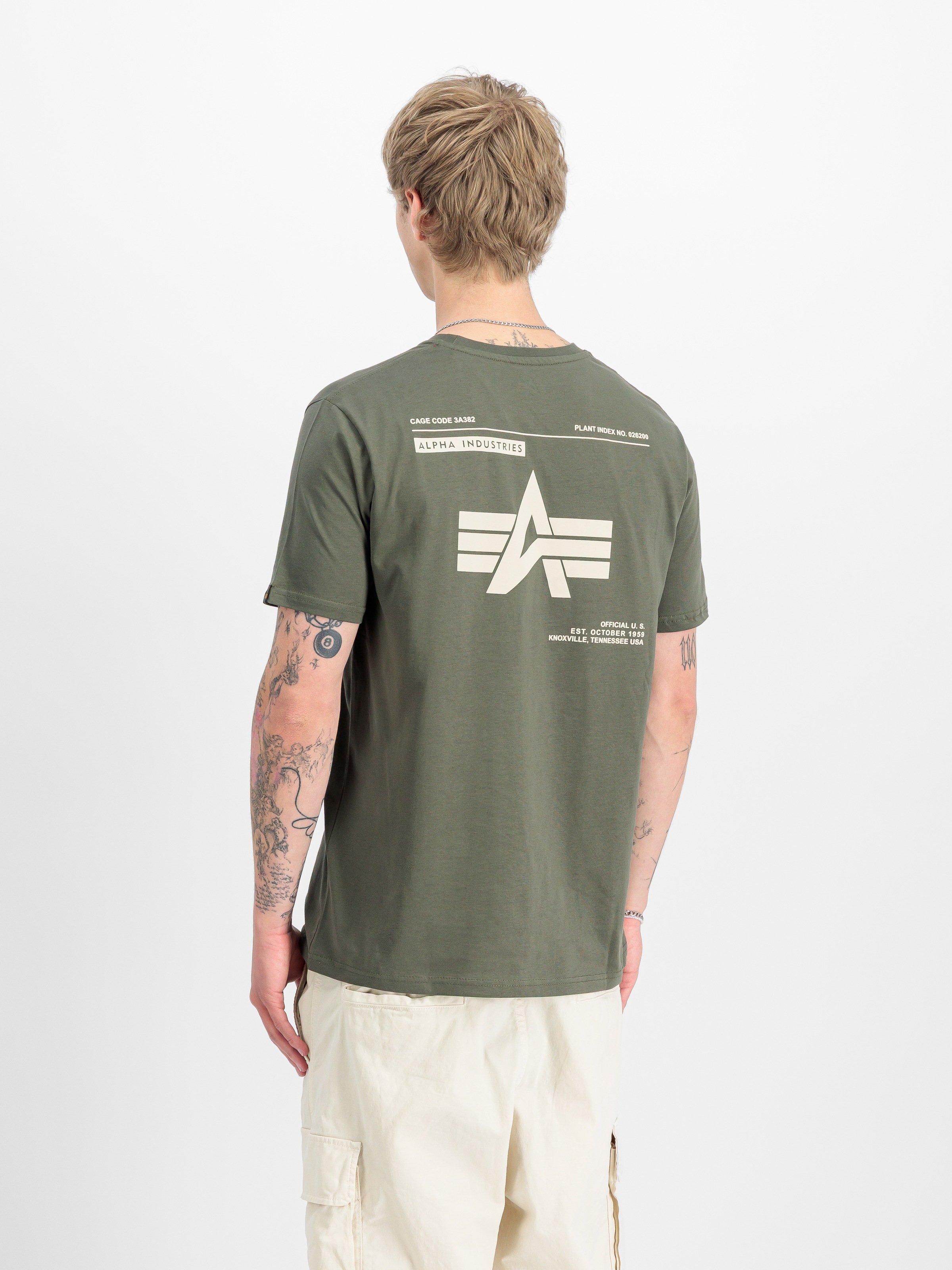 Alpha Industries Rundhalsshirt »Label T BP«