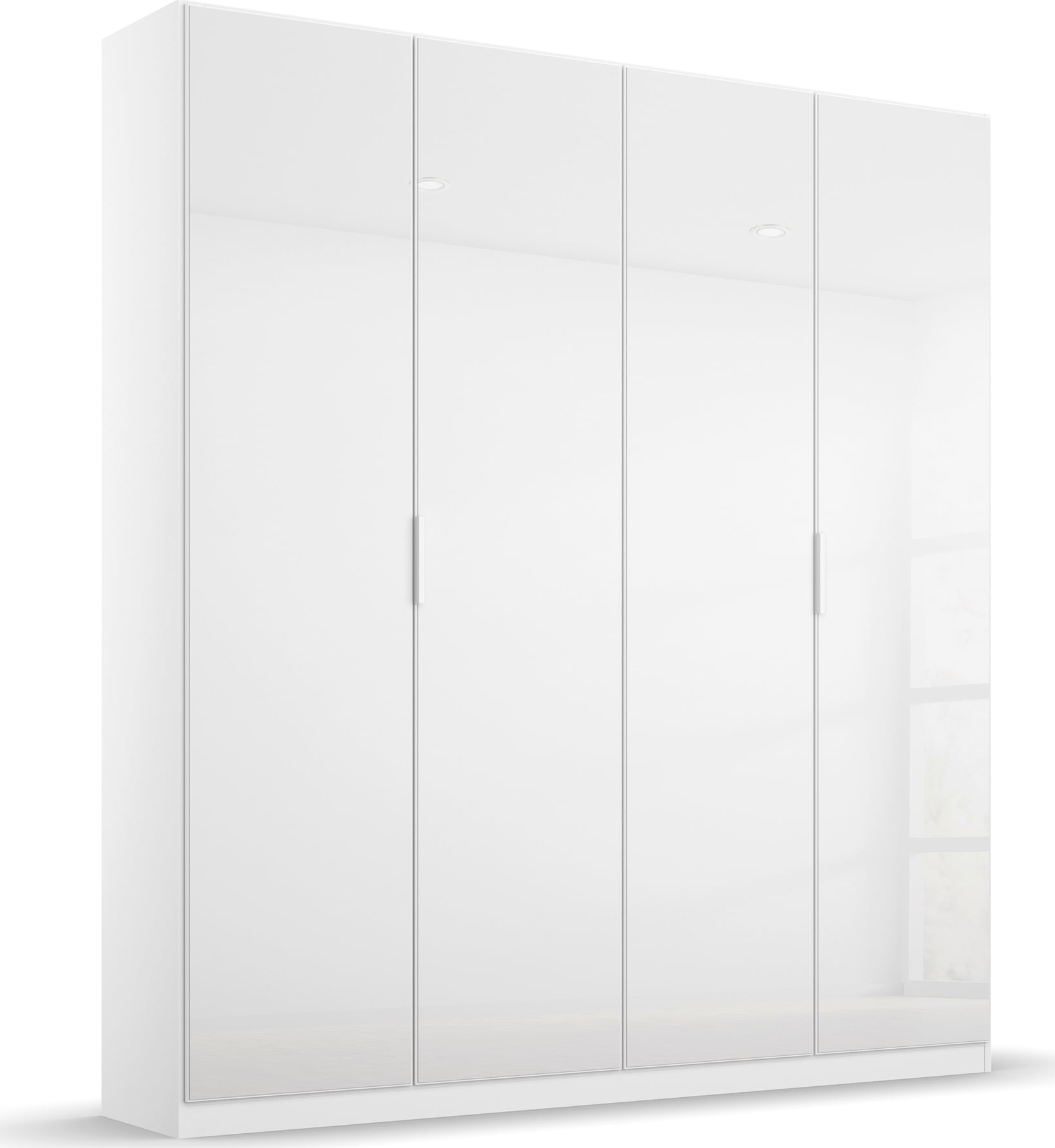 rauch Drehtürenschrank »Kleiderschrank Schrank Garderobe KOLUNA mit hochwertiger Glasfront«, inkl. 2 Innenschubladen sowie extra Einlegeböden MADE IN GERMANY