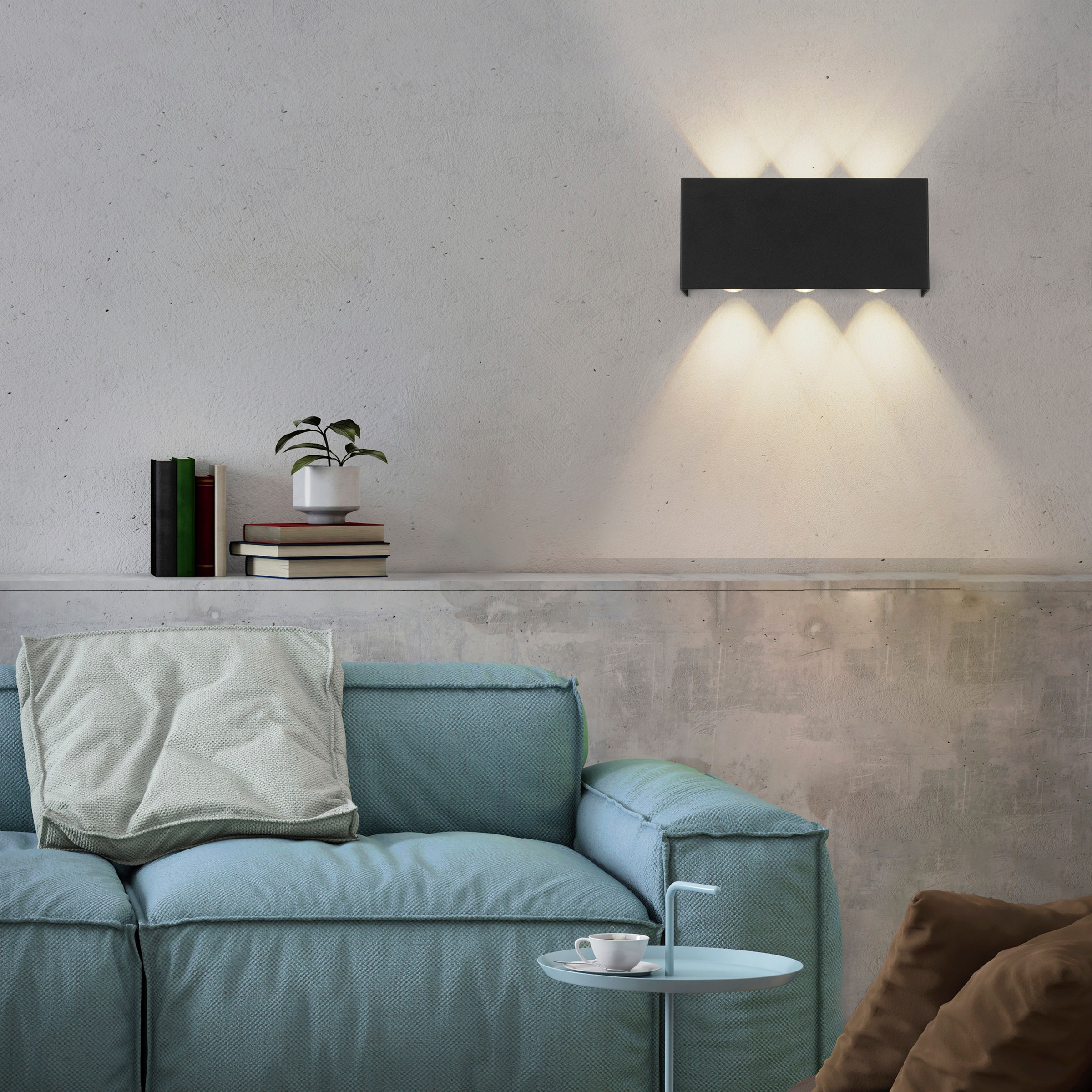 JUST LIGHT Wandleuchte »Ls-CARLA«, 6 flammig, Leuchtmittel LED-Board   LED günstig online kaufen