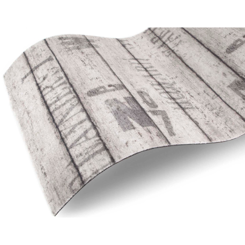Primaflor-Ideen in Textil Küchenläufer »WOOD«, rechteckig, Holz Motiv, Größe 50x150 cm, rutschhemmend, waschbar, Küche