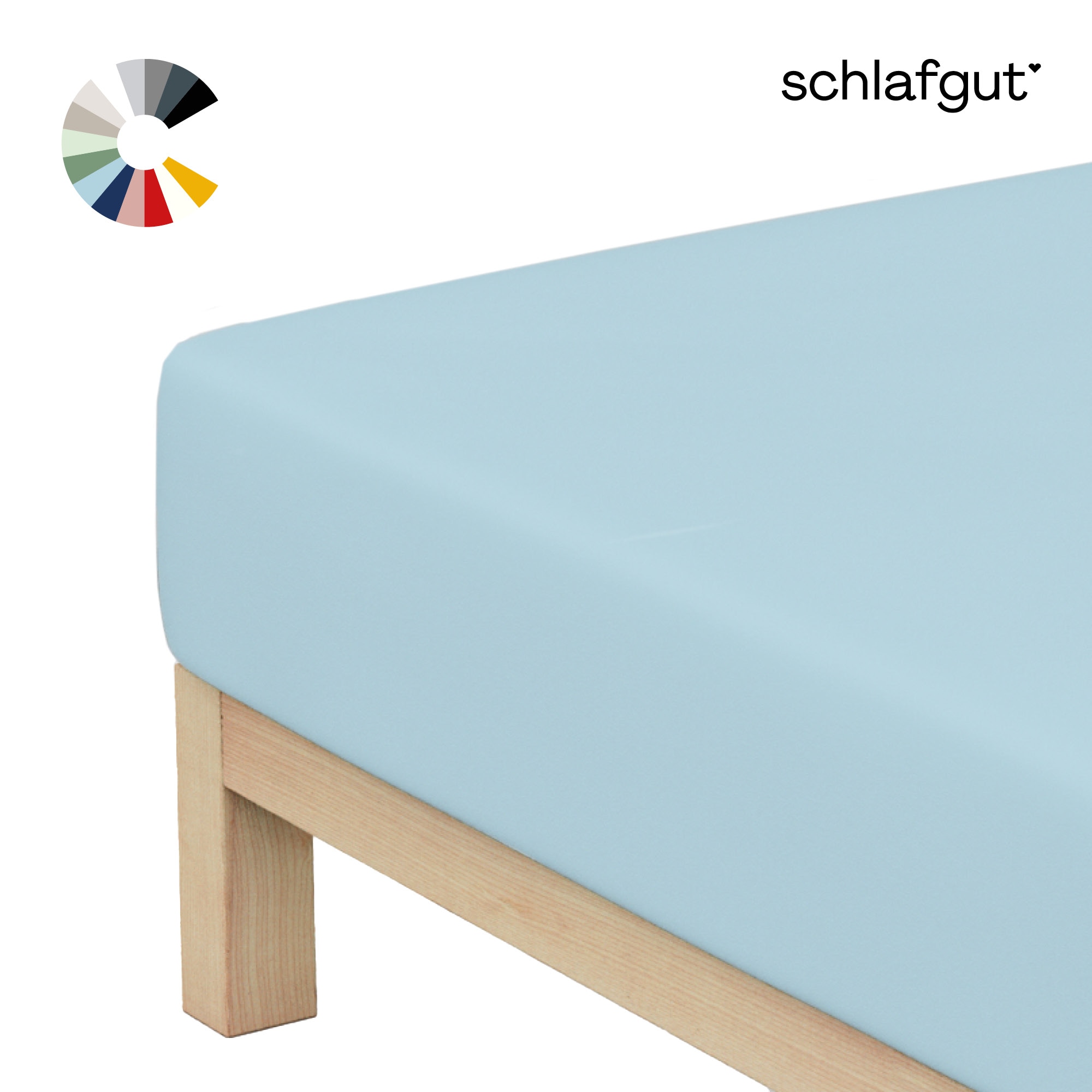 Schlafgut Spannbettlaken »Basic Cotton Spannbettlaken« Preiseinstiegsmodell