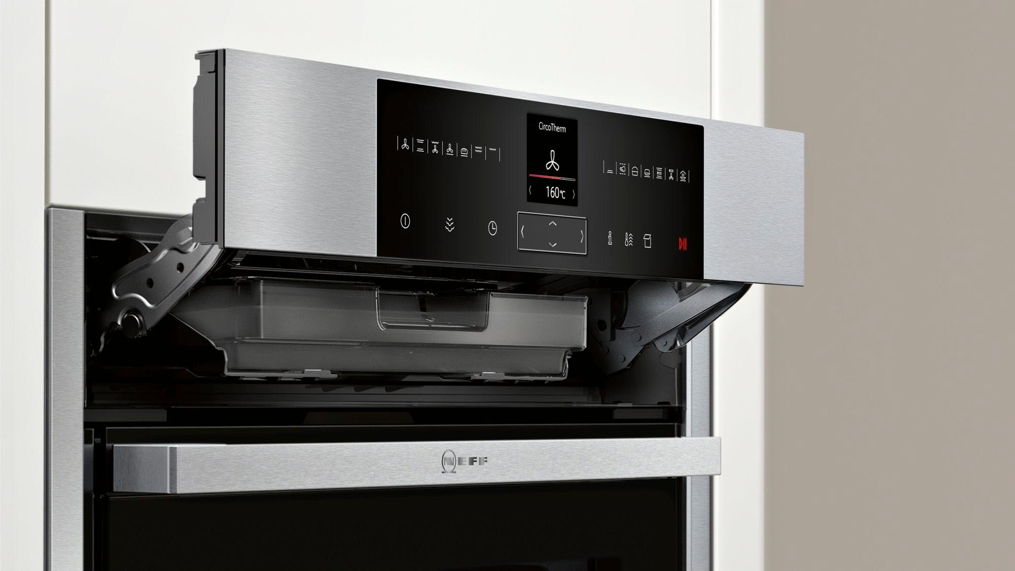 12. Bild von NEFF Dampfbackofen N 70 »B45VR22N0«, easyClean, mit Slide&Hide®