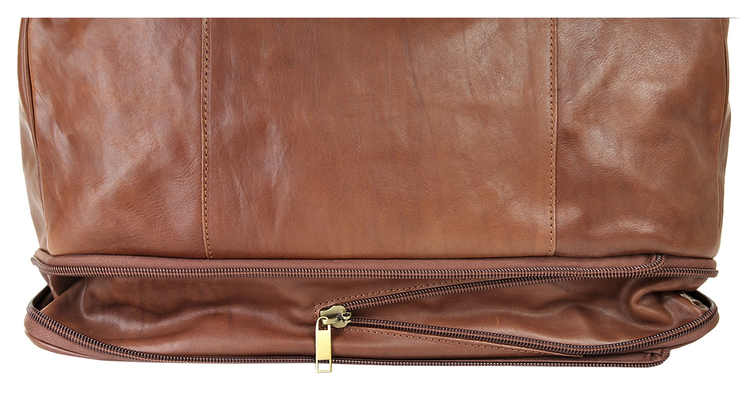 Piké Reisetasche, echt Leder, Made in Italy