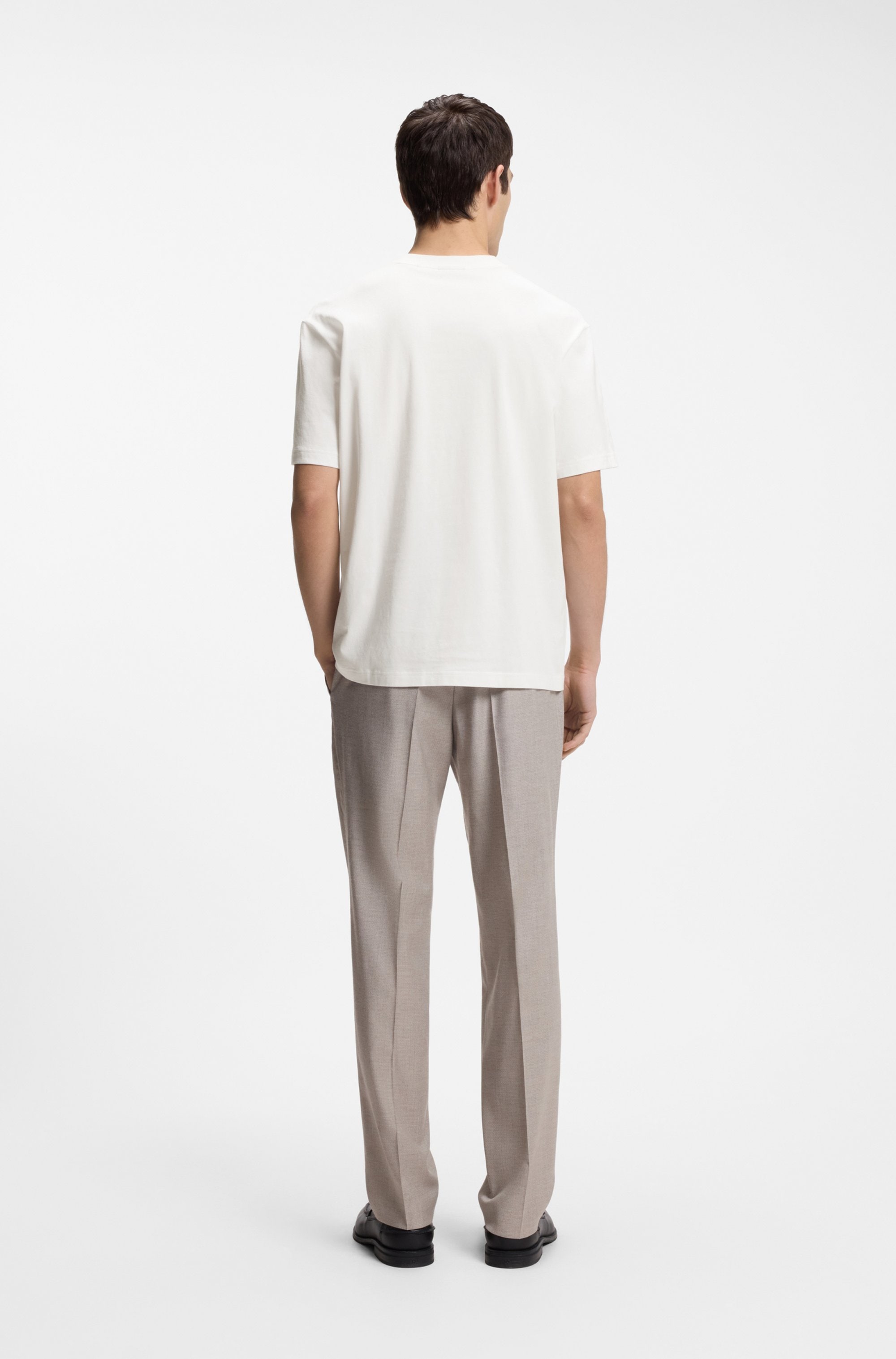 HUGO T-Shirt »Darise« Reine Baumwolle, Relaxed Fit, HUGO-Print