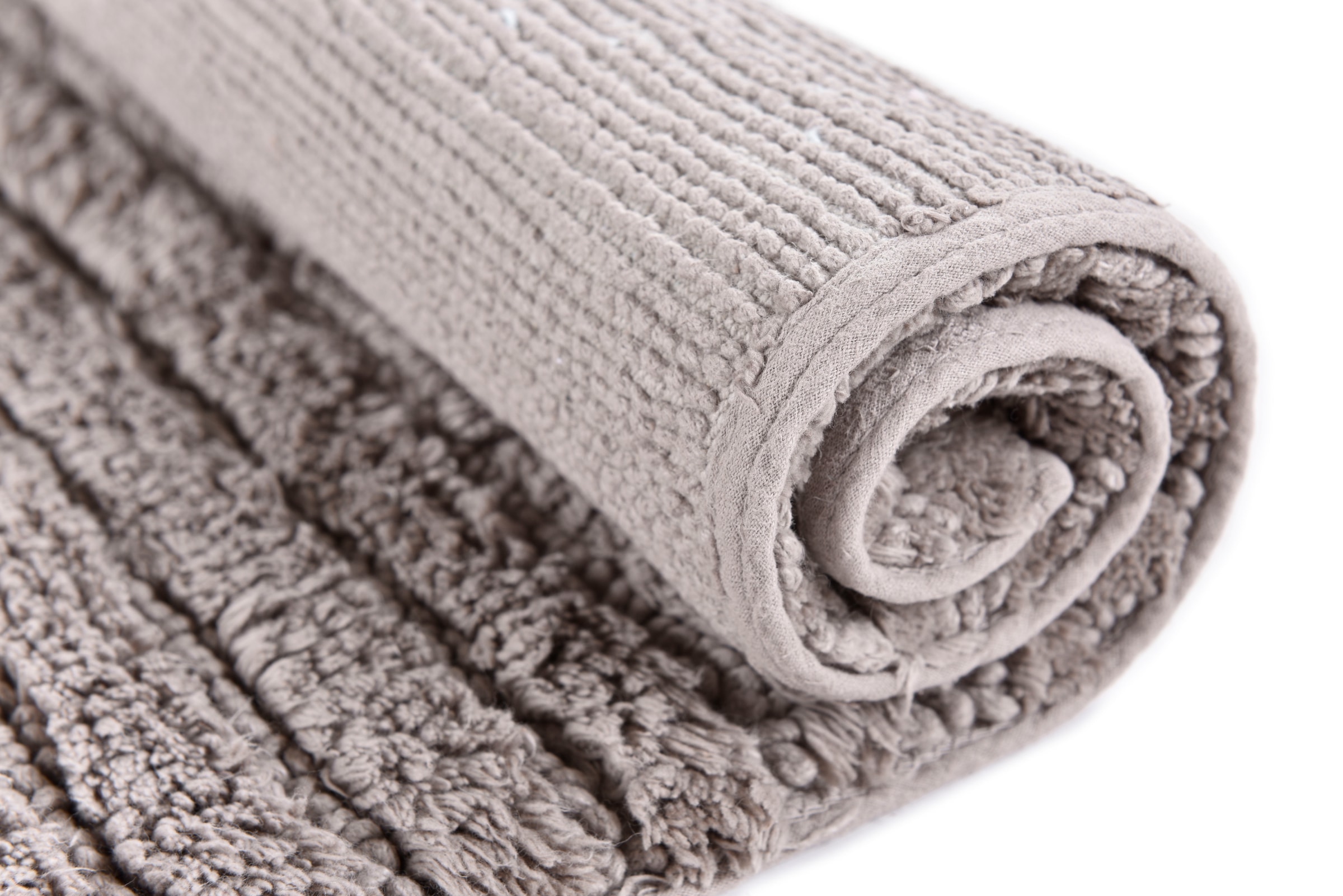 TOM TAILOR HOME Badematte »Cotton Stripes«, rutschhemmend beschichtet, fußbodenheizungsgeeignet-strapazierfähig, Uni Farben, gestreift, reine Baumwolle, Hoch-Tief Effekt