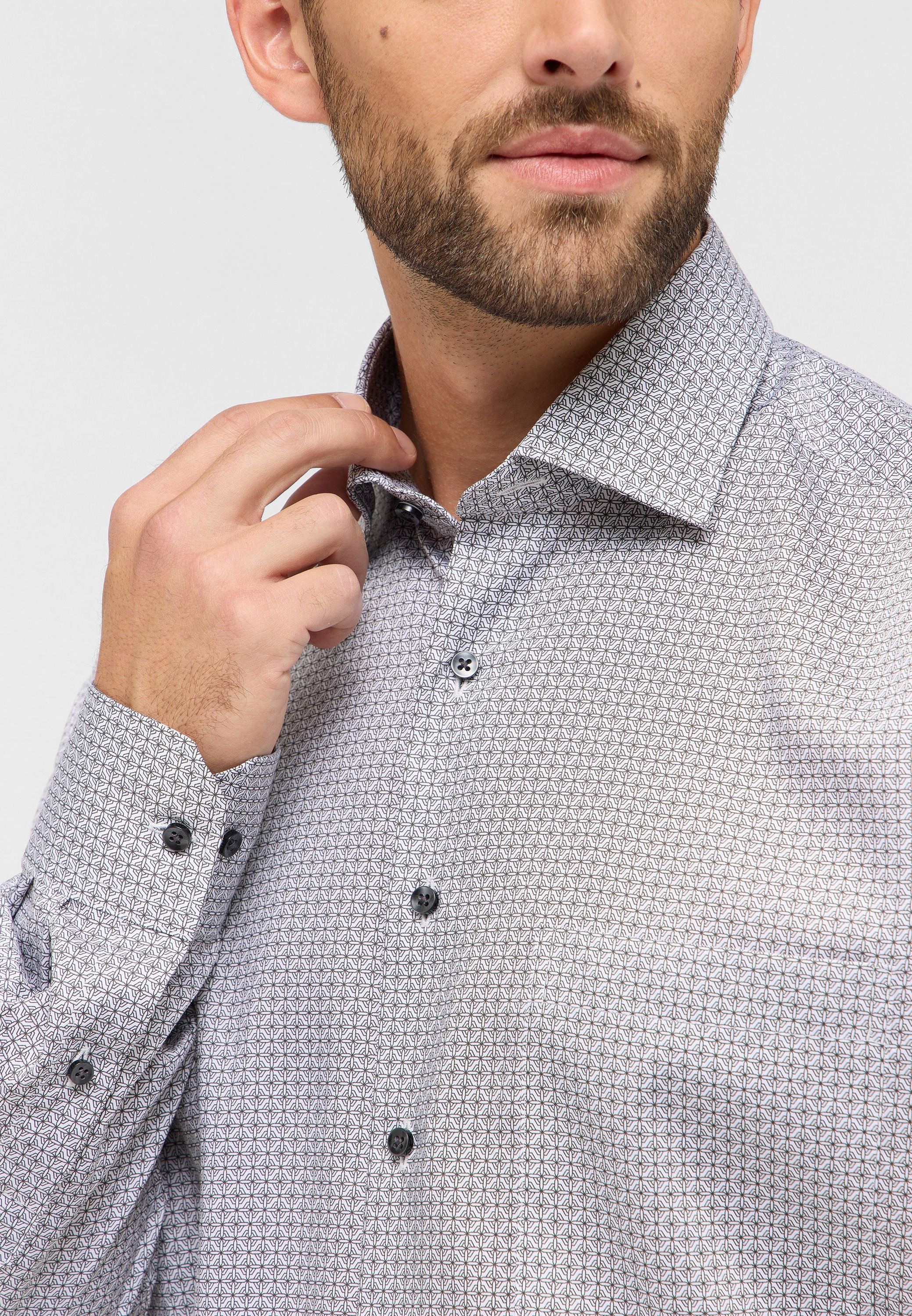 Eterna Langarmhemd »COMFORT FIT« NON IRON (bügelfrei)