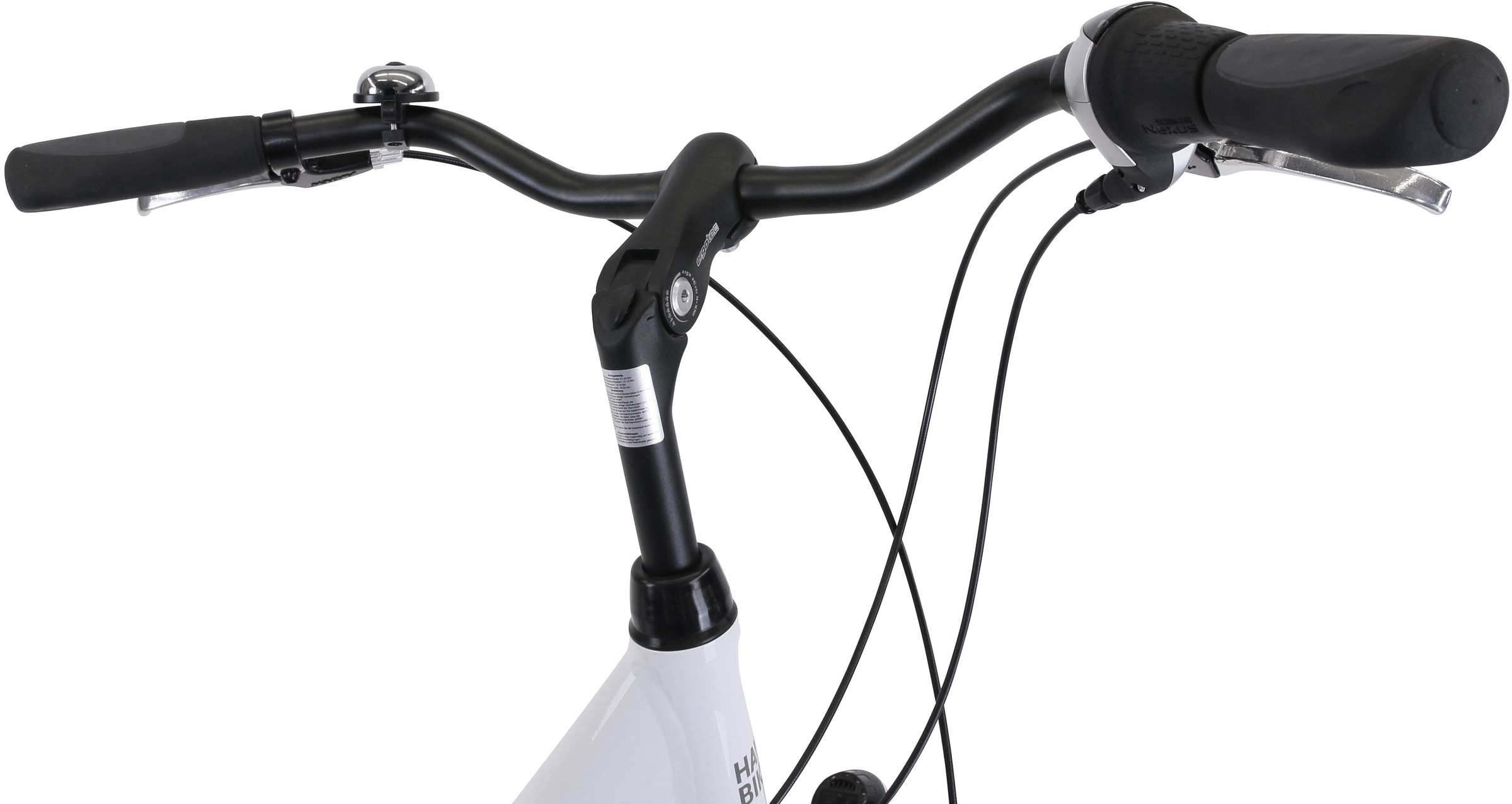 HAWK Bikes Cityrad »City Wave Deluxe White«, 7 Gang, Shimano, Nexus Schaltwerk, für Damen und Herren