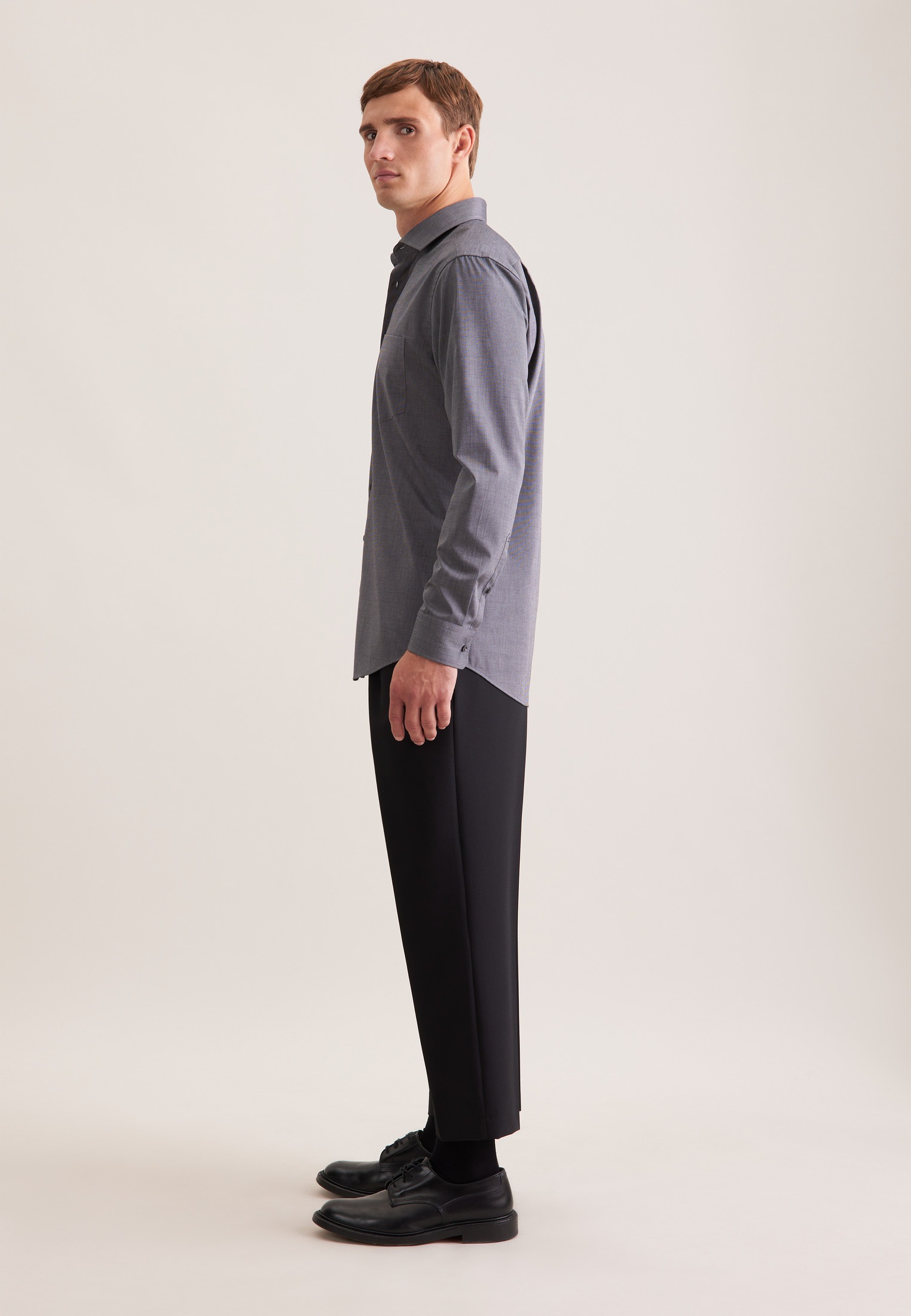 seidensticker Businesshemd »Schwarze Rose« Regular 1/1 Kentkragen Uni