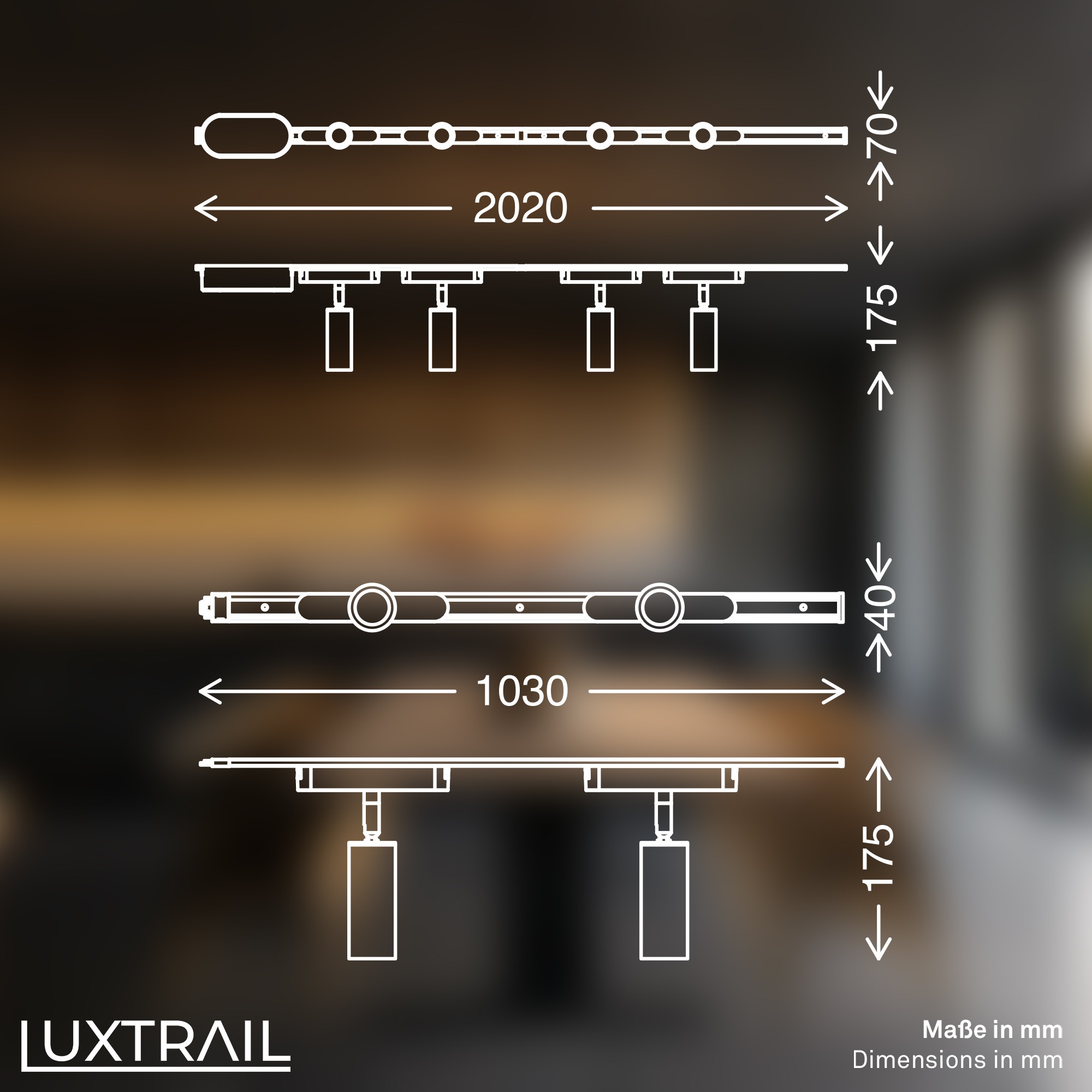Briloner Leuchten LED Deckenleuchte »LUXTRAIL 8033066«