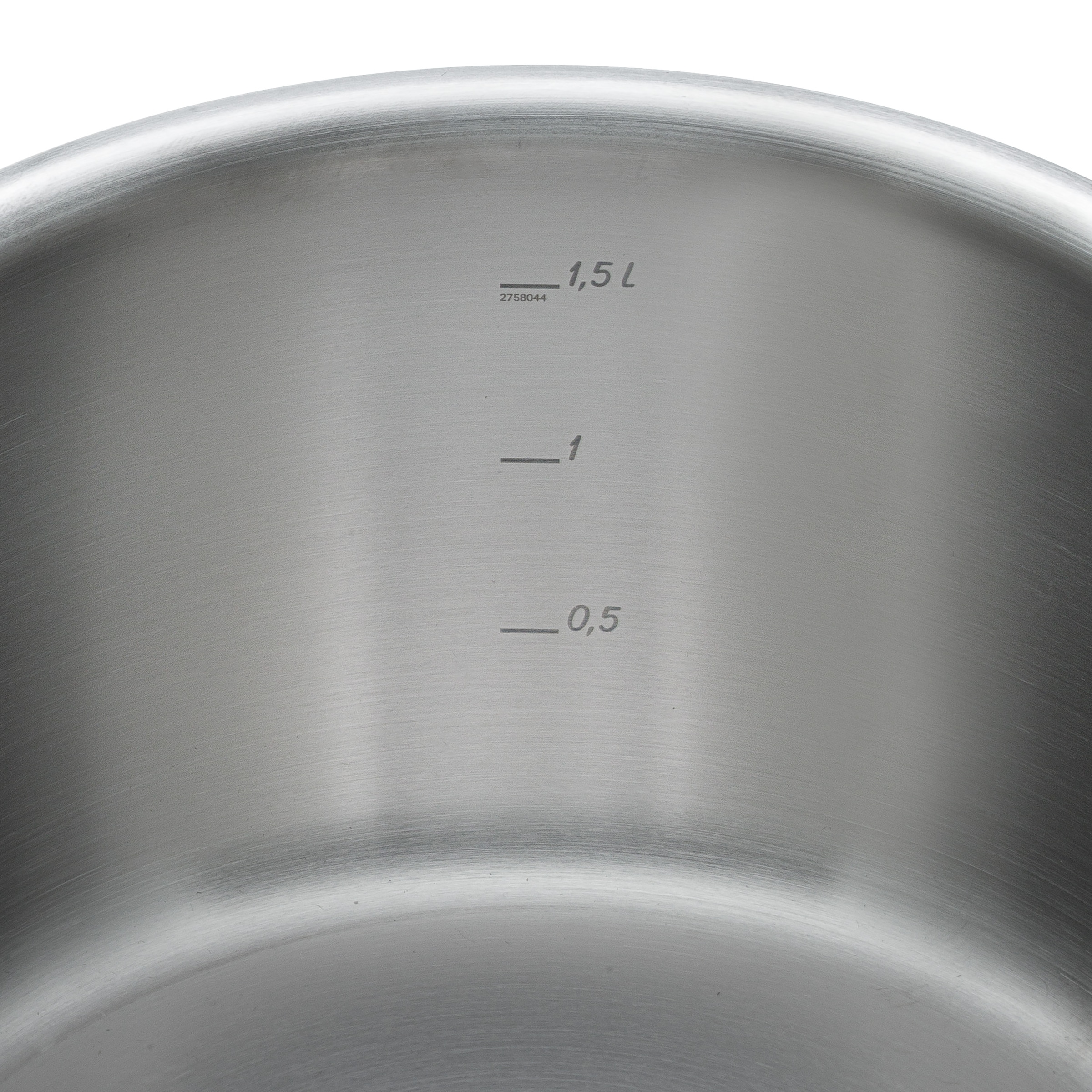WMF Kasserolle »Function 4«, Cromargan® Edelstahl Rostfrei 18/10, (1 tlg.), wärmeduzierende Hohlgriffe, Innenskalierung, Schüttrand