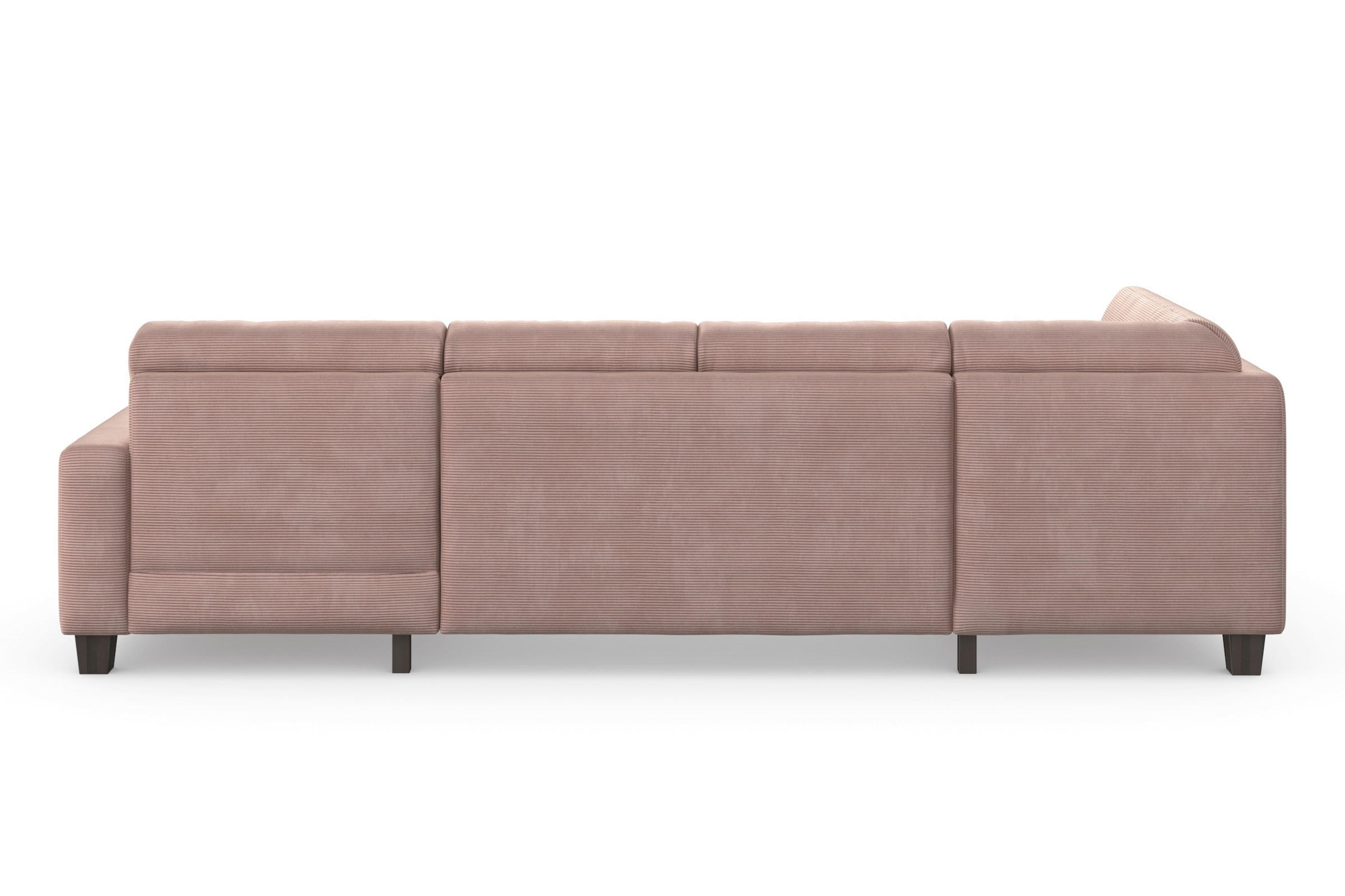 Home affaire Wohnlandschaft »Summer U-Form« mit oder ohne Bettfunktion und Bettkasten, wengefarbene Holzfüße