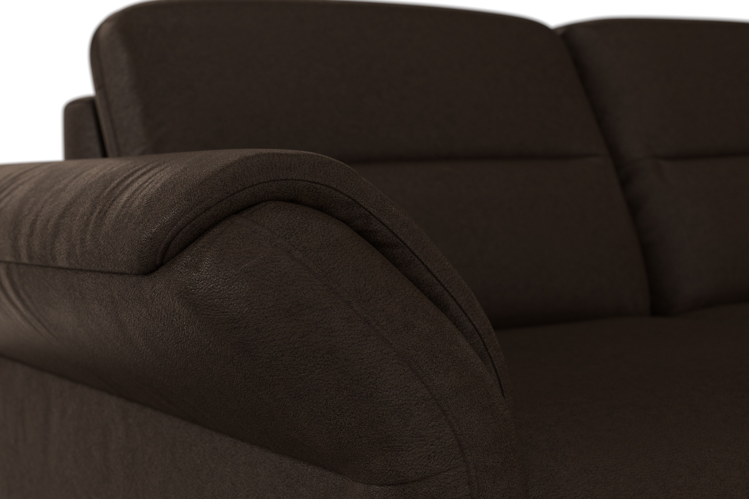 sit&more Ecksofa »Mellum L-Form«, Federkern, wahlweise mit Bettfunktion, Stauraum und Armteilfunktion