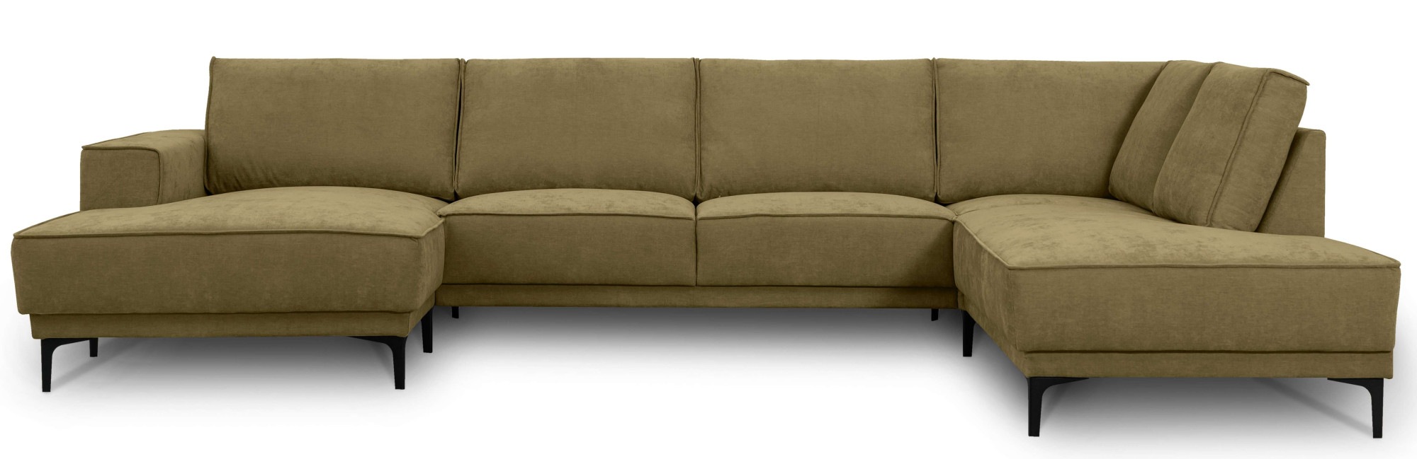 Places of Style Wohnlandschaft »XXL Sofa Oland, Struktur, Flachgewebe, Luxu günstig online kaufen