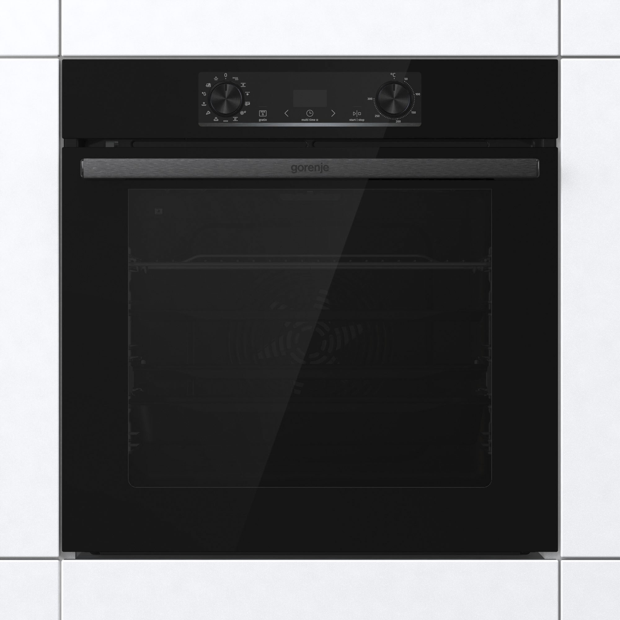 Pyrolyse Backofen »BPS6737E14BG«, BPS6737E14BG, mit 1-fach-Teleskopauszug,...