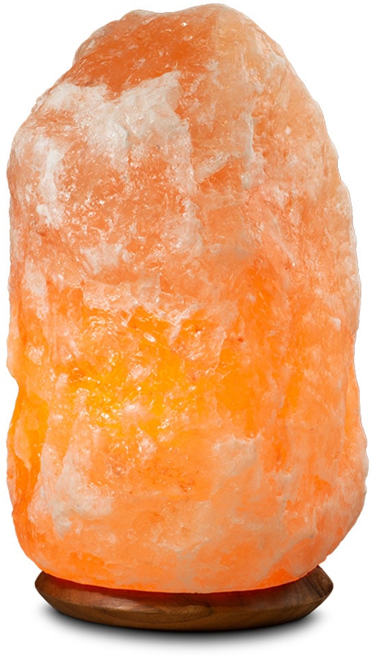 Raten DREAMS HIMALAYA Stein H: Handgefertigt ein »Natur«, kaufen Salzkristall-Tischlampe Unikat, cm auf - jeder ca.13 SALT aus Salzkristall