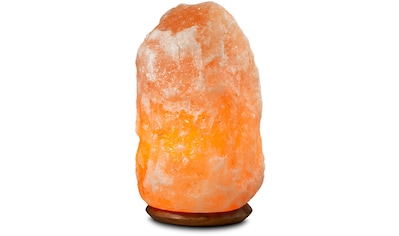 HIMALAYA SALT DREAMS Salzkristall-Tischlampe »Natur«, Handgefertigt aus  Salzkristall - jeder Stein ein Unikat, H: ca.13 cm auf Raten kaufen